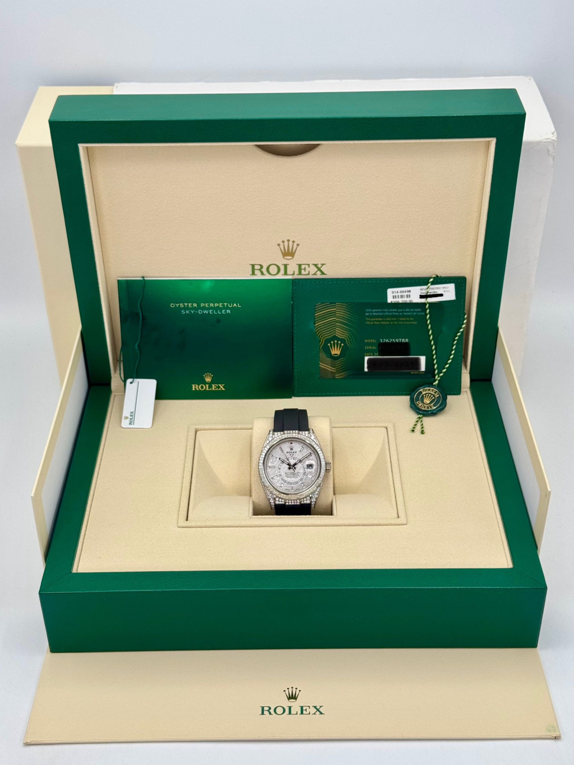 NEW 2023 Rolex Sky-Dweller Meteorite Diamond Watch 326259TBR - Image 10