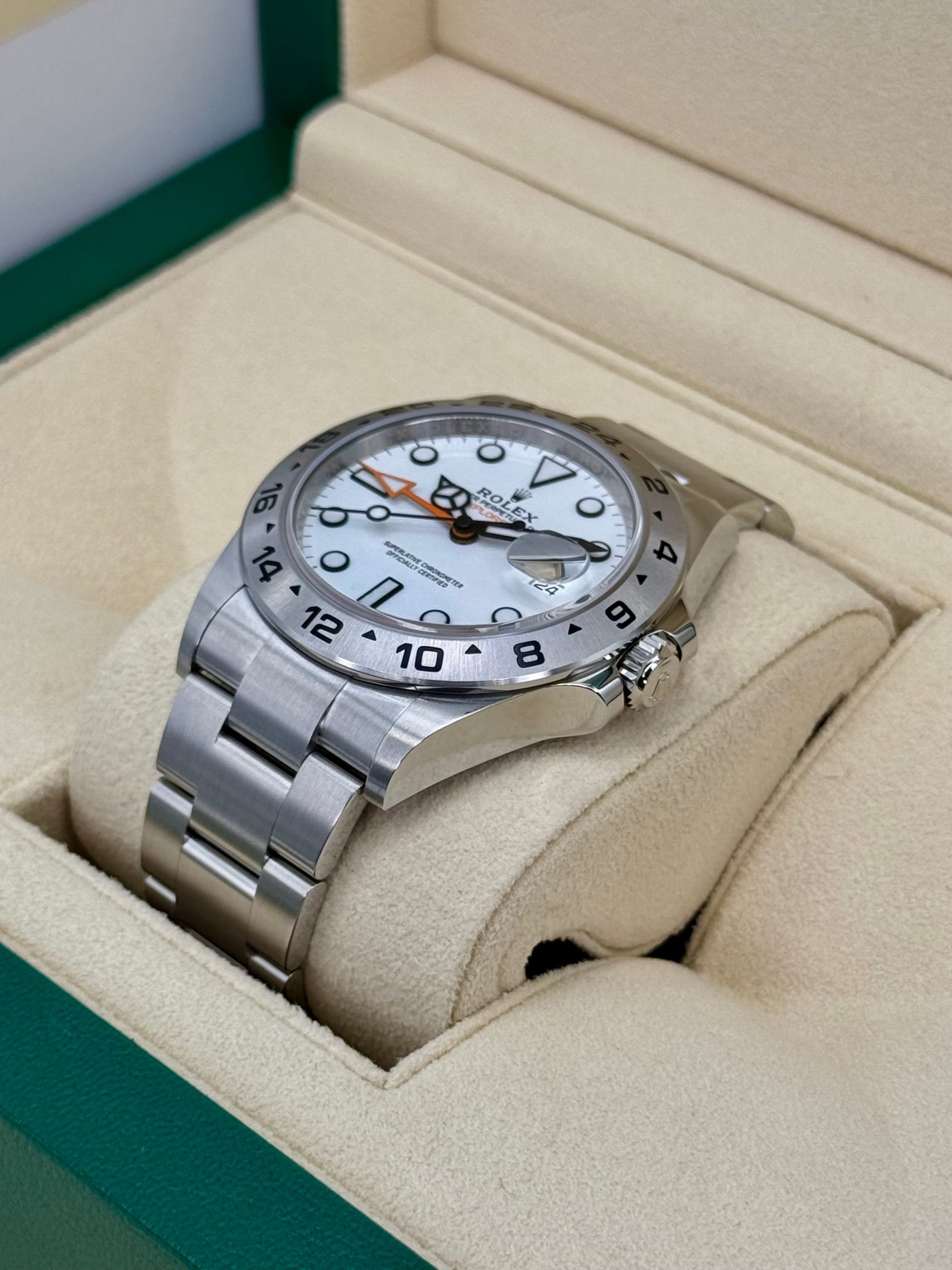 NEW 2025 Rolex Explorer II 42mm 226570 Polar White Dial - Image 3