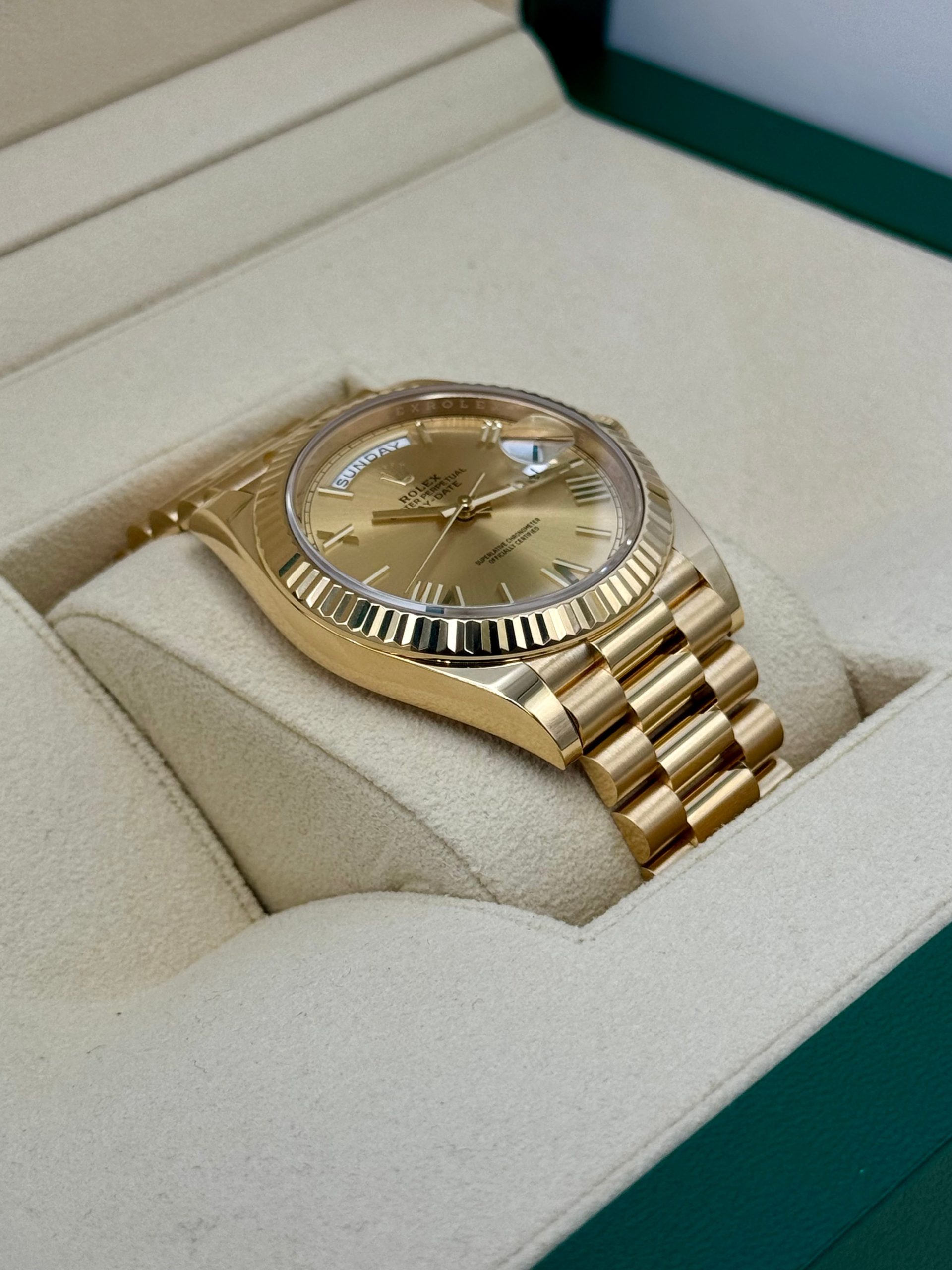 2023 Rolex Day-Date 40mm 228238 Presidential Champagne Dial - Image 6