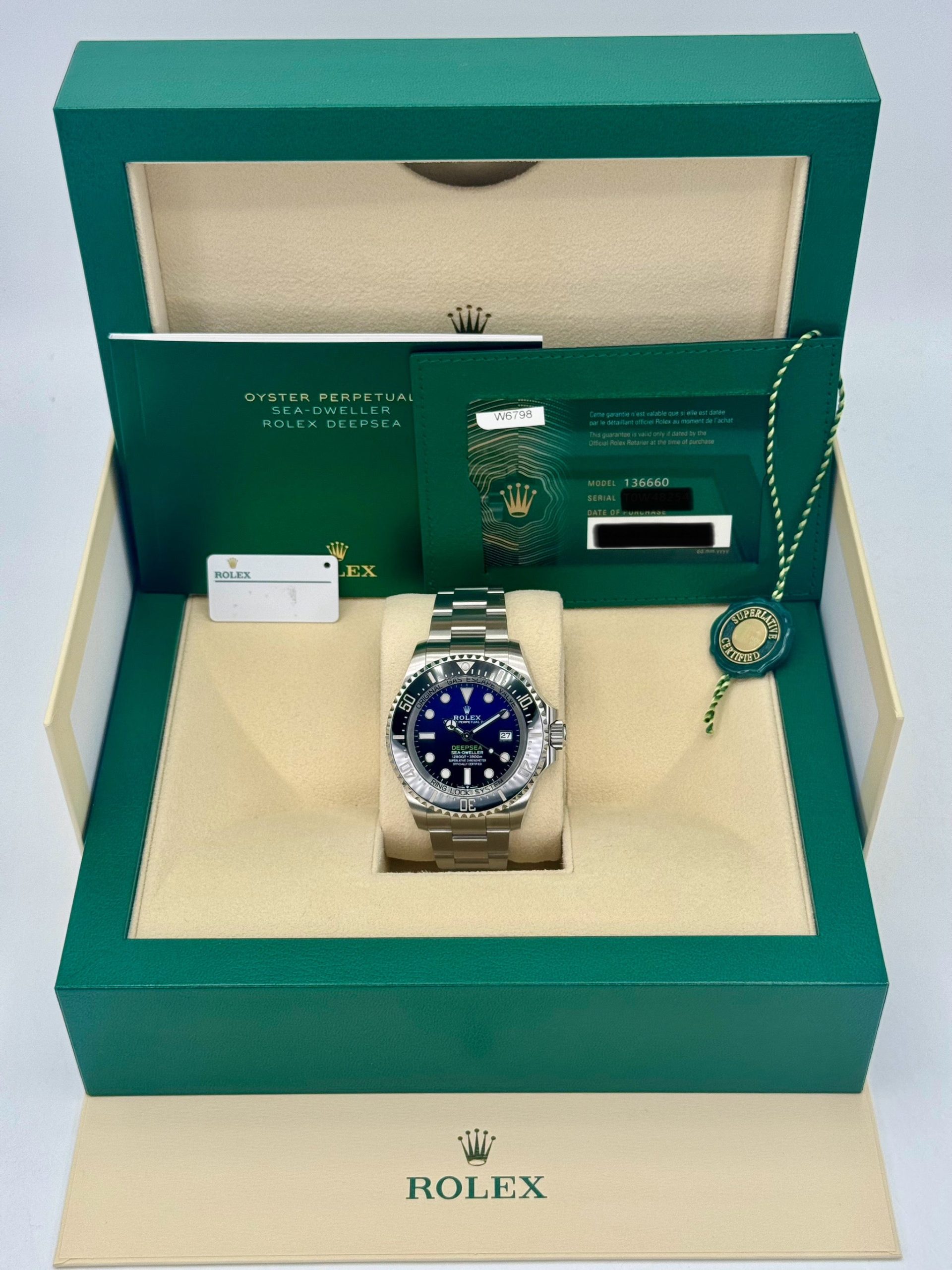2023 Rolex Deepsea "James Cameron" 44mm 136660 Blue Dial - Image 11