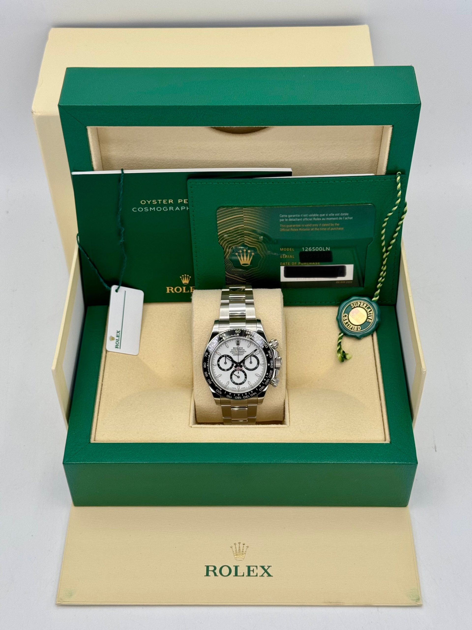 NEW 2025 Rolex Daytona 40mm 126500LN Stainless Steel Panda Dial - Image 12