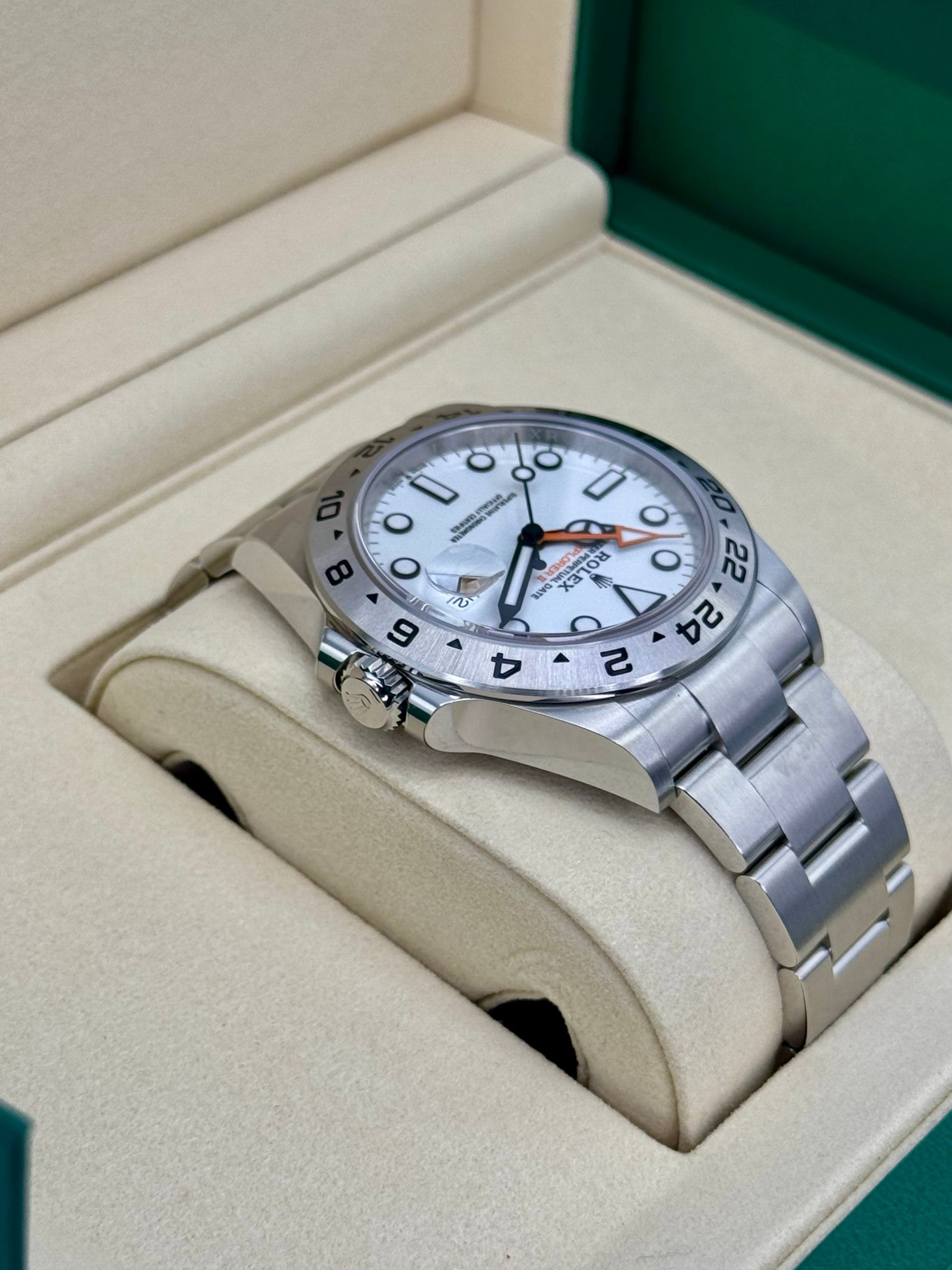 NEW 2025 Rolex Explorer II 42mm 226570 Polar White Dial - Image 8