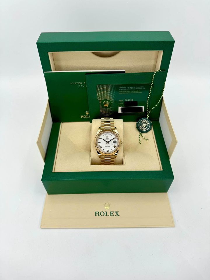NEW 2025 Rolex Day-Date 40mm 228238 Presidential White Dial - Image 11