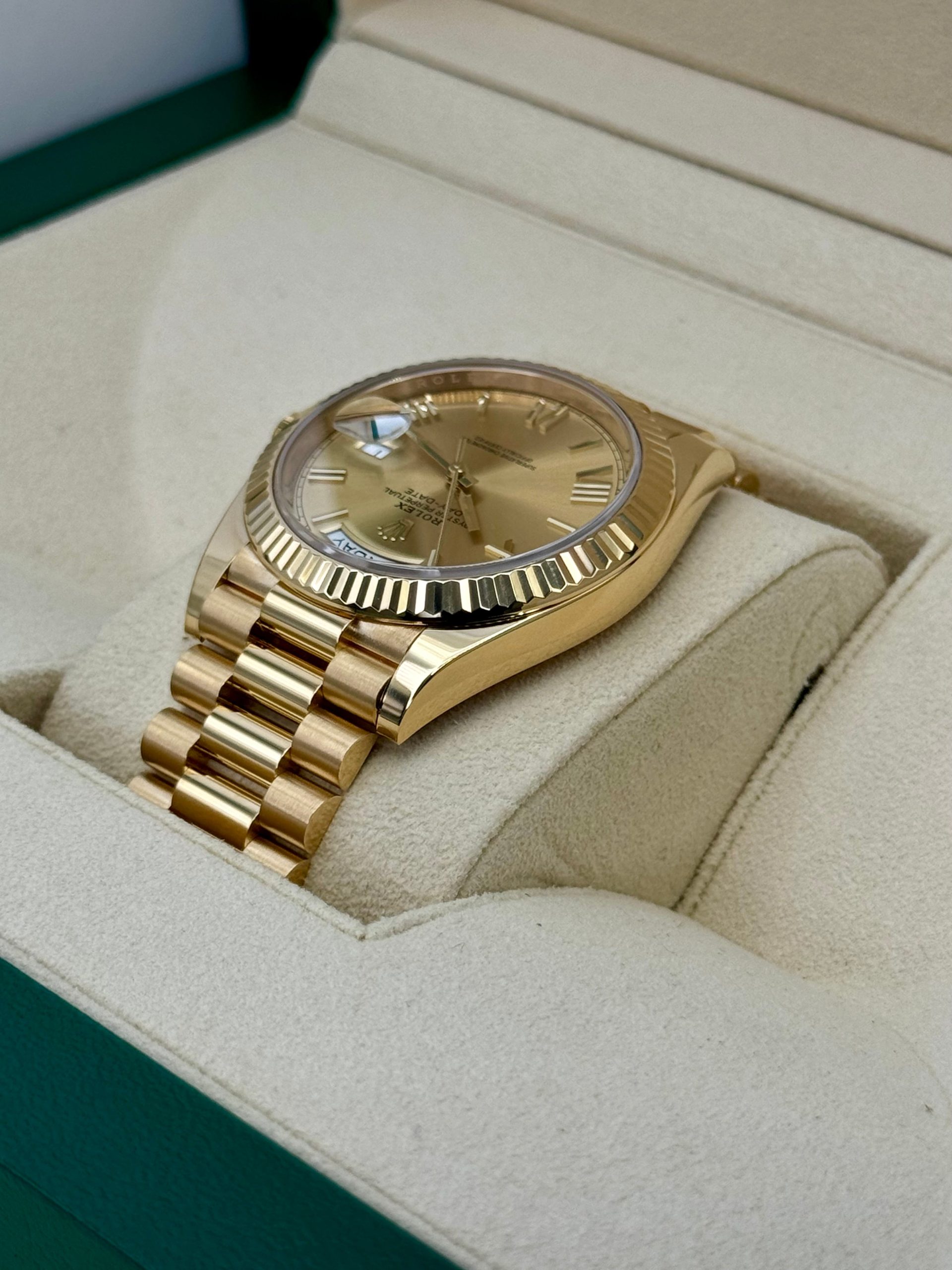 2023 Rolex Day-Date 40mm 228238 Presidential Champagne Dial - Image 7