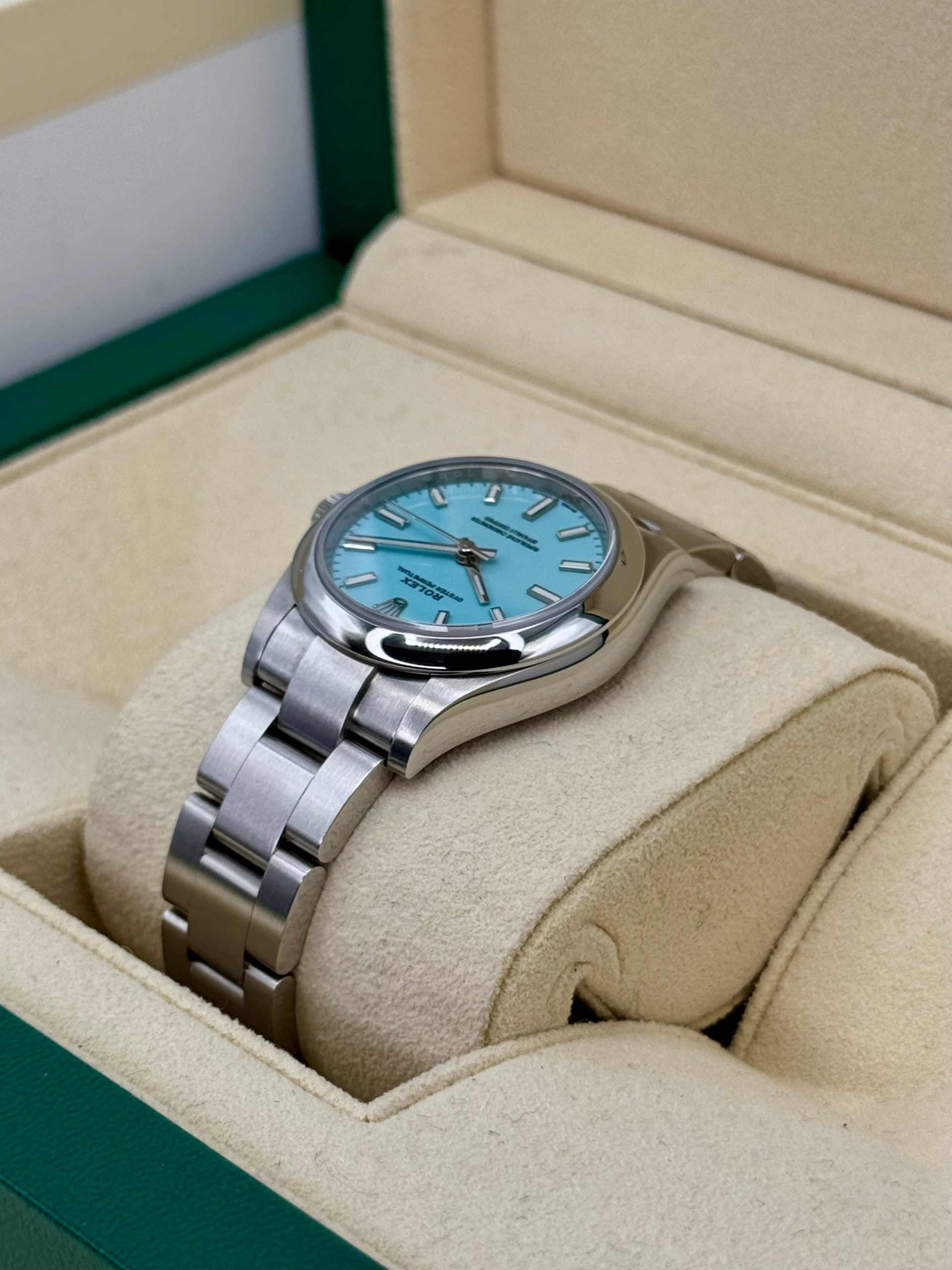 2021 Rolex Oyster Perpetual 31mm 277200 Turquoise Tiffany Blue Dial - Image 7