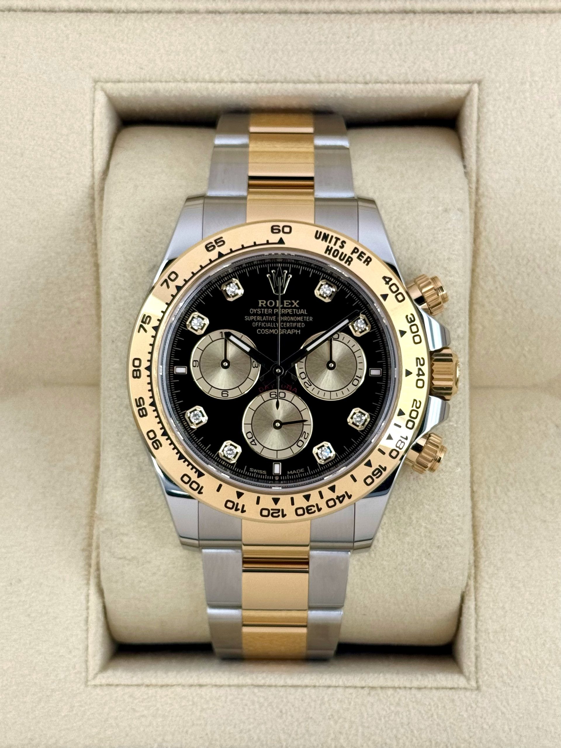 NEW 2025 Rolex Daytona 40mm 126503 Two-Tone Black Diamond Dial