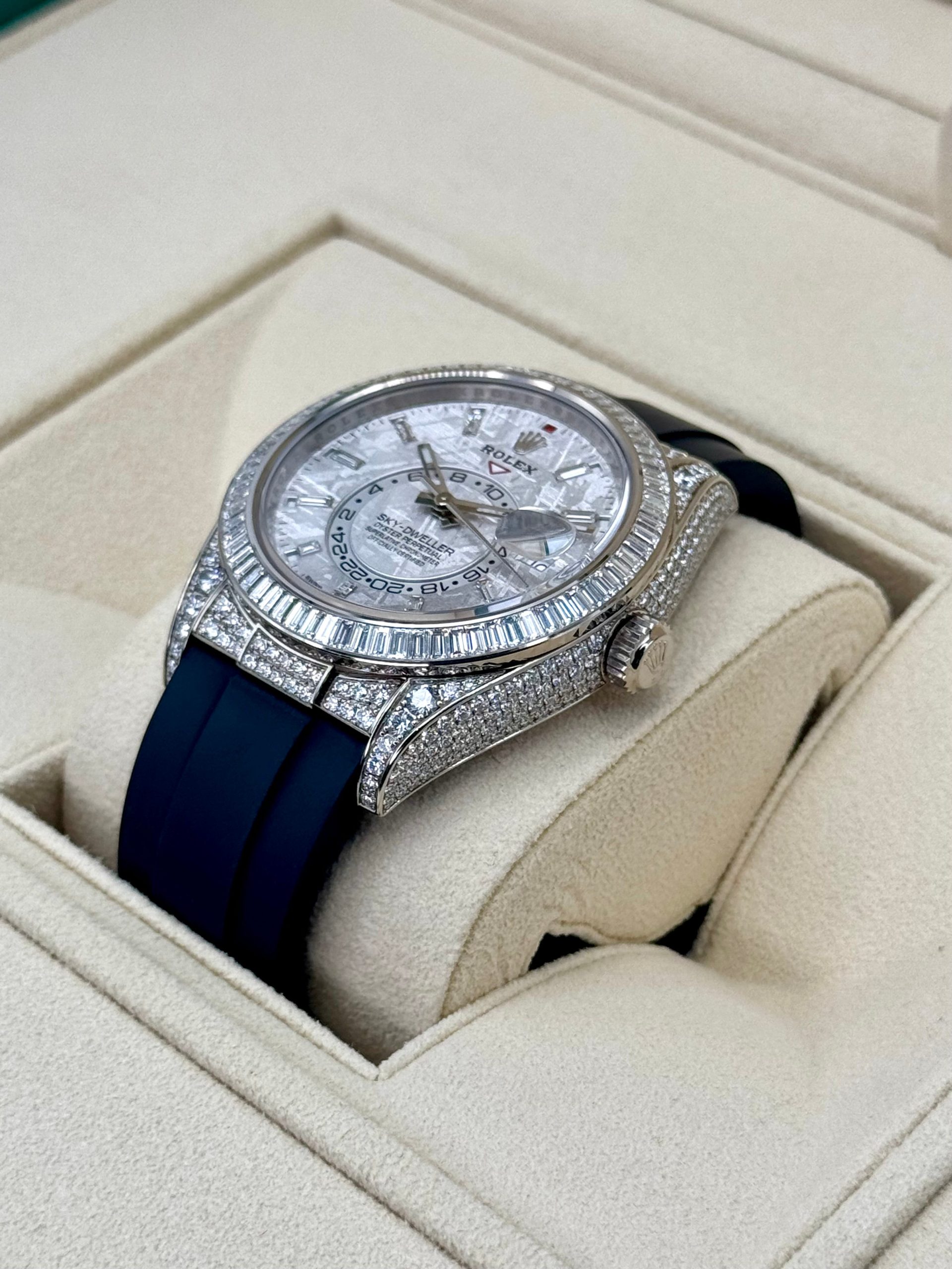 NEW 2023 Rolex Sky-Dweller Meteorite Diamond Watch 326259TBR - Image 8