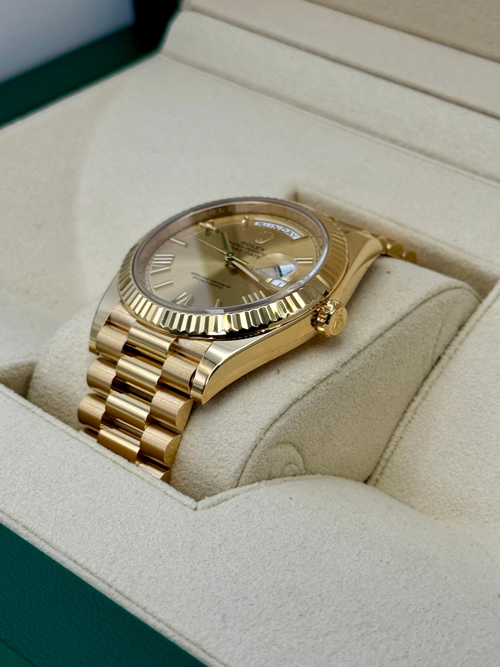 2023 Rolex Day-Date 40mm 228238 Presidential Champagne Dial - Image 5