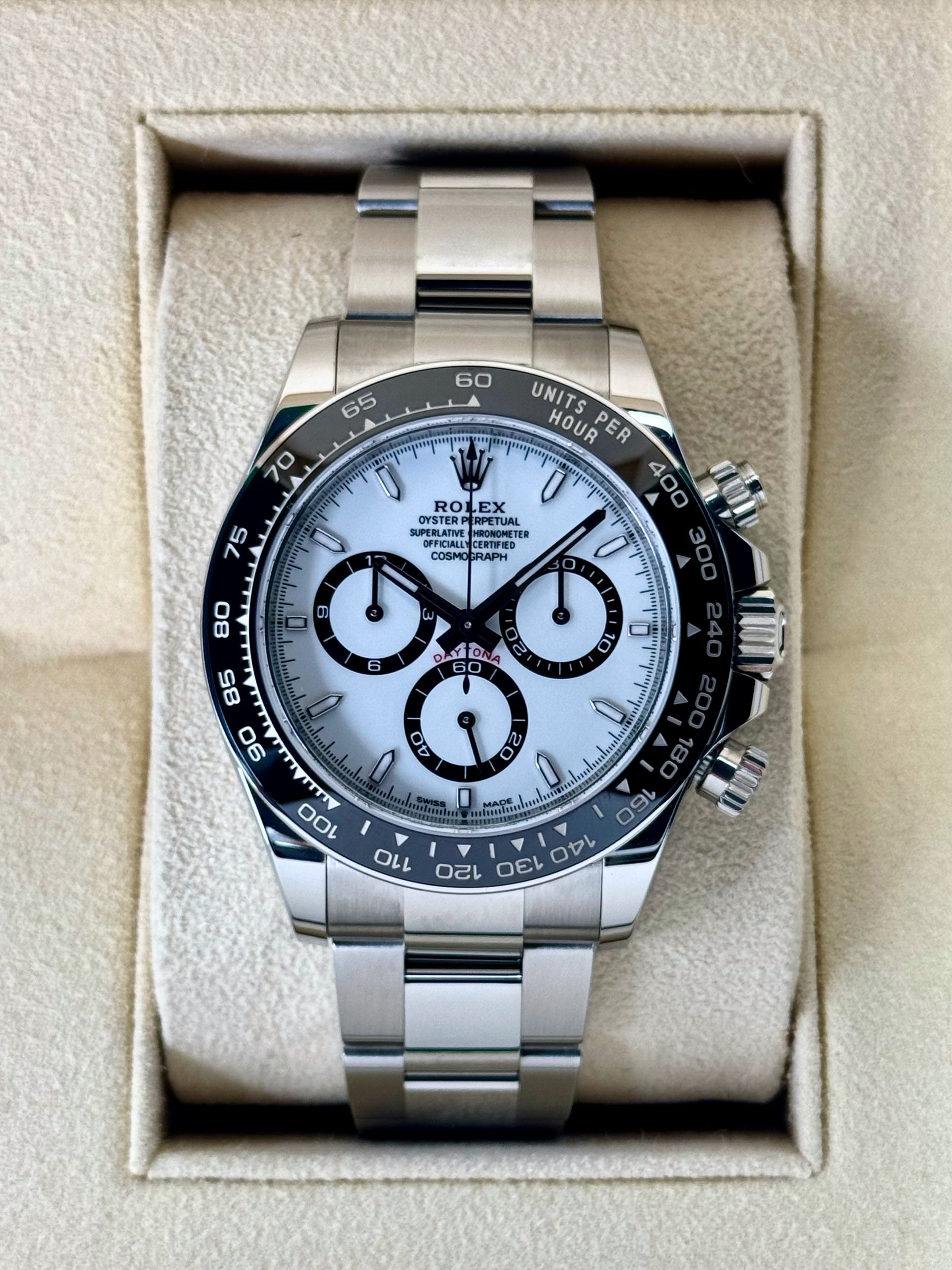 NEW 2025 Rolex Daytona 40mm 126500LN Stainless Steel Panda Dial