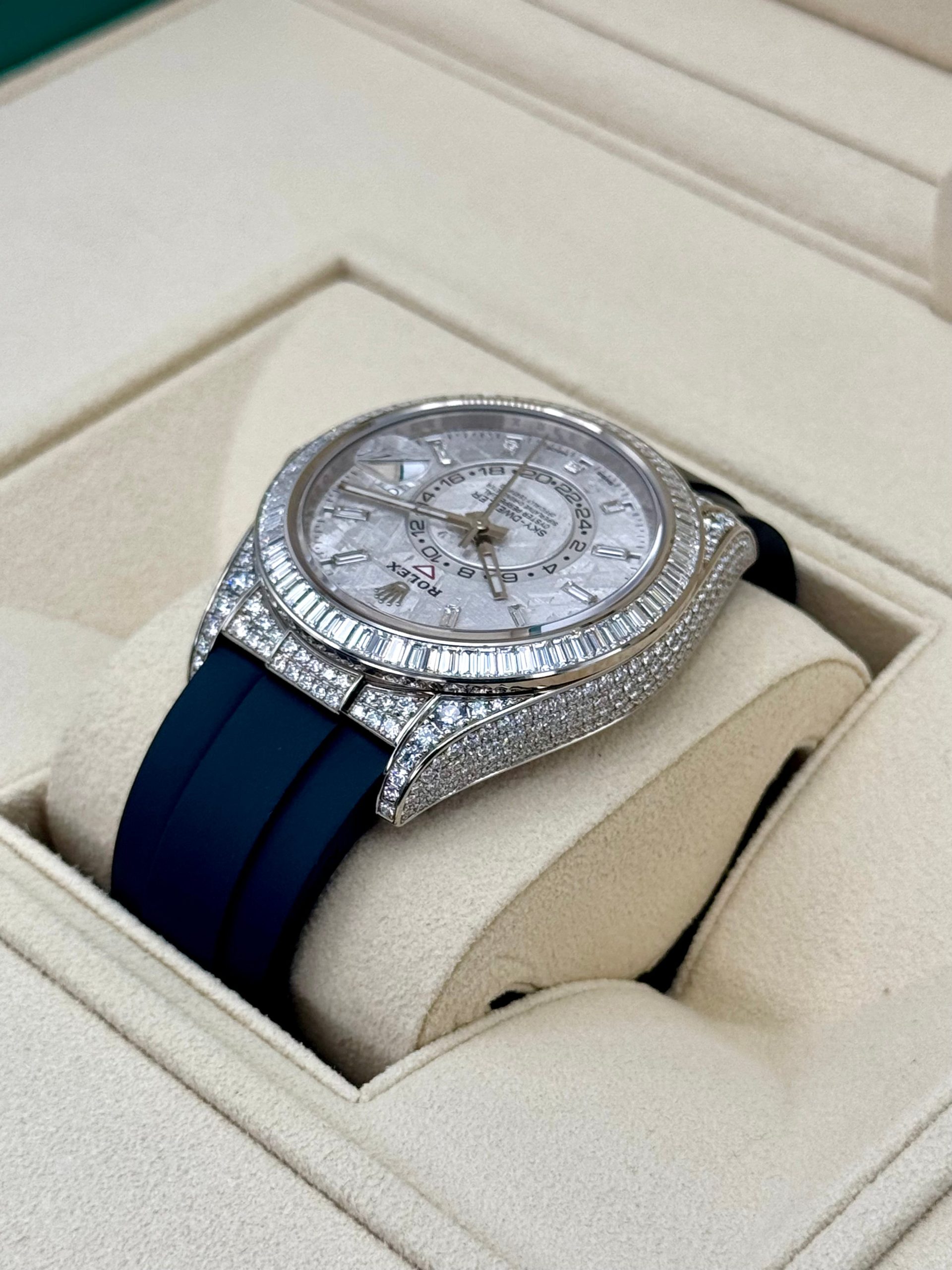 NEW 2023 Rolex Sky-Dweller Meteorite Diamond Watch 326259TBR - Image 7