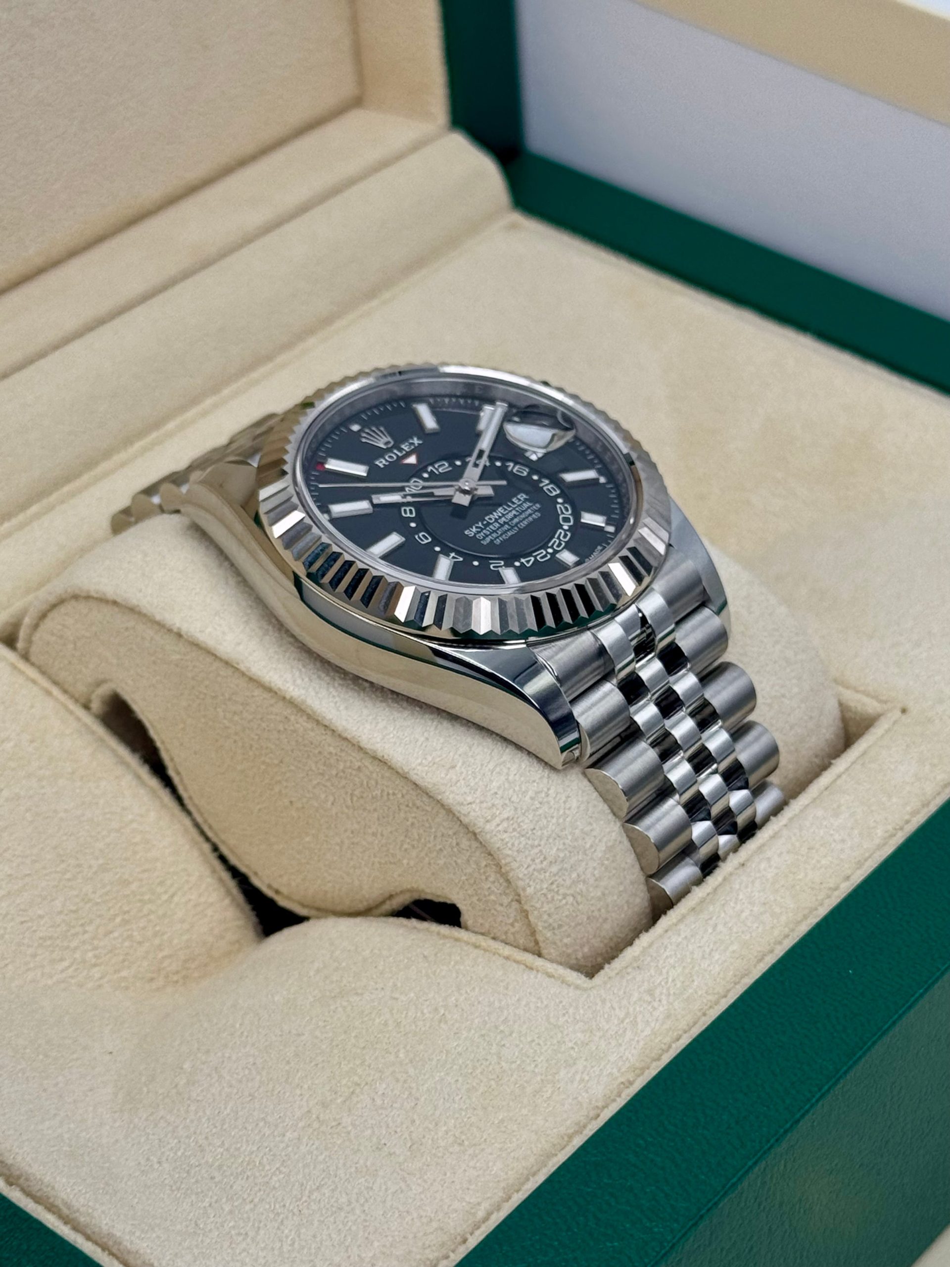 NEW 2025 Rolex Sky-Dweller 42mm 336934 Jubilee Black Dial - Image 6