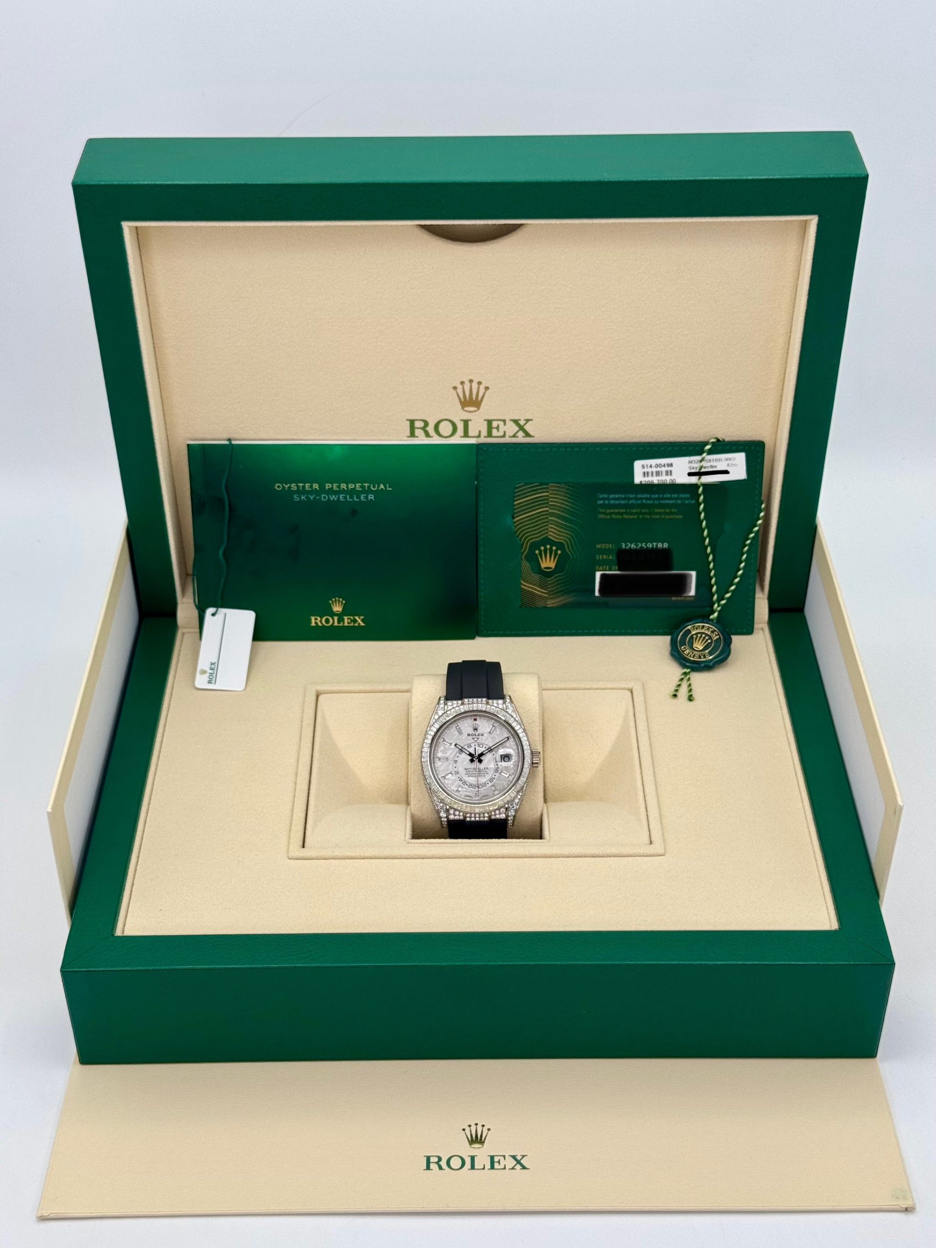 NEW 2023 Rolex Sky-Dweller Meteorite Diamond Watch 326259TBR - Image 9