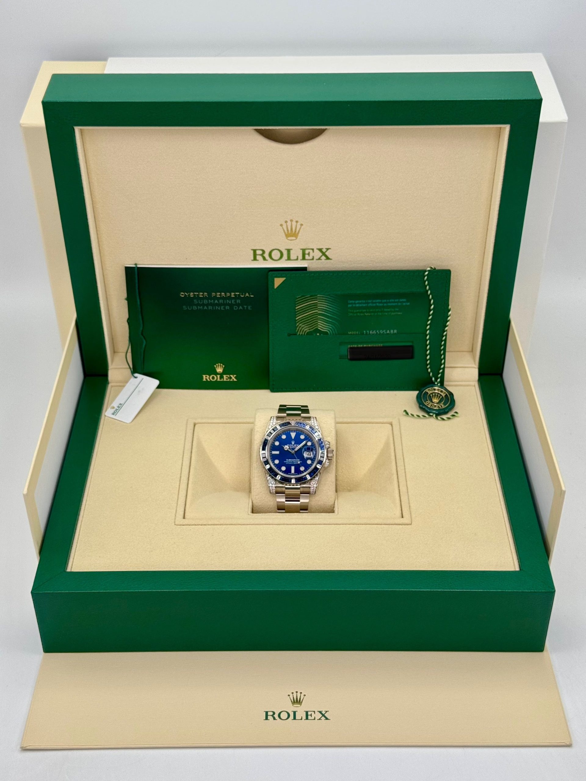 2020 Rolex Submariner 40mm 116659SABR White Gold Blue Dial - Image 10