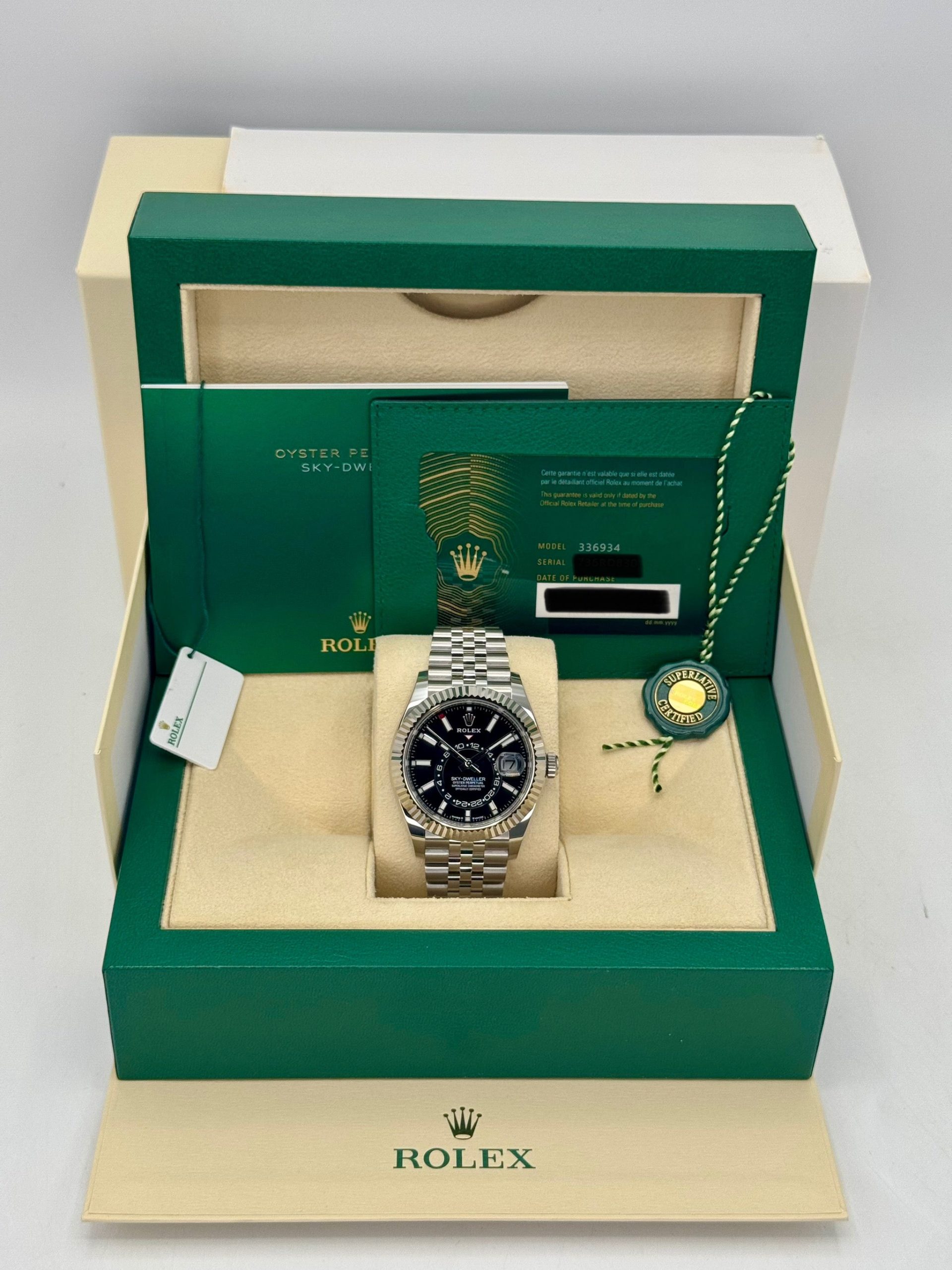 NEW 2025 Rolex Sky-Dweller 42mm 336934 Jubilee Black Dial - Image 10