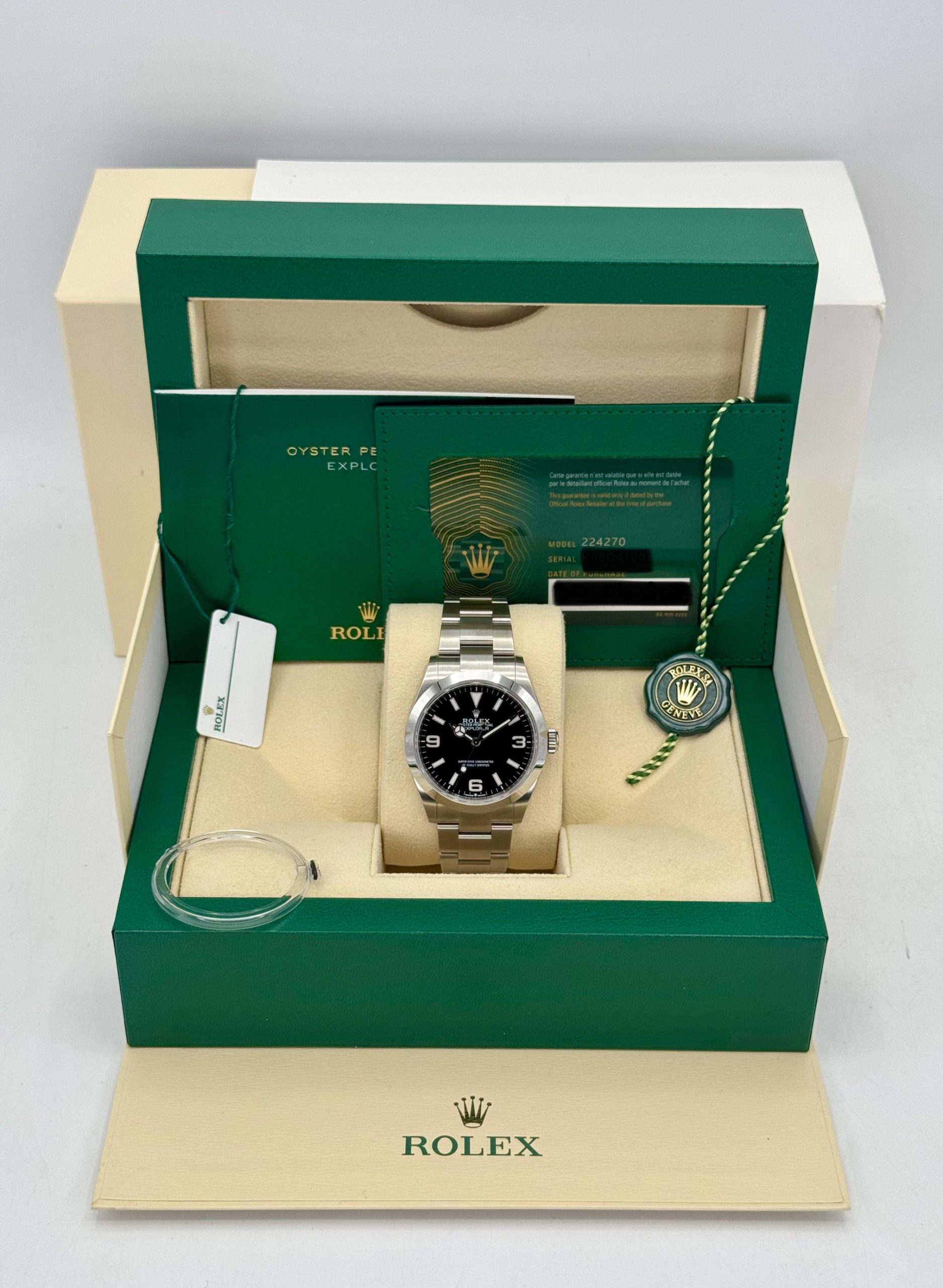 NEW 2023 Rolex Explorer 40mm 224270 Black Dial - Image 9