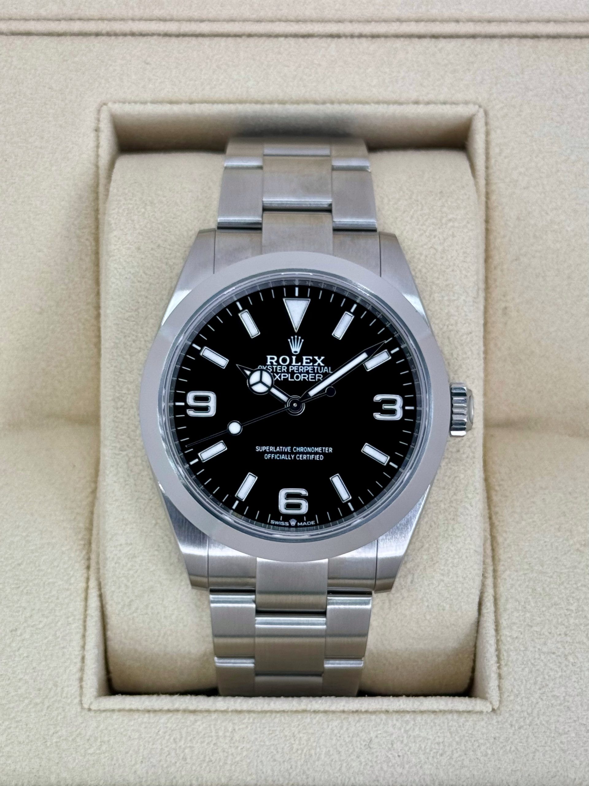 NEW 2023 Rolex Explorer 40mm 224270 Black Dial