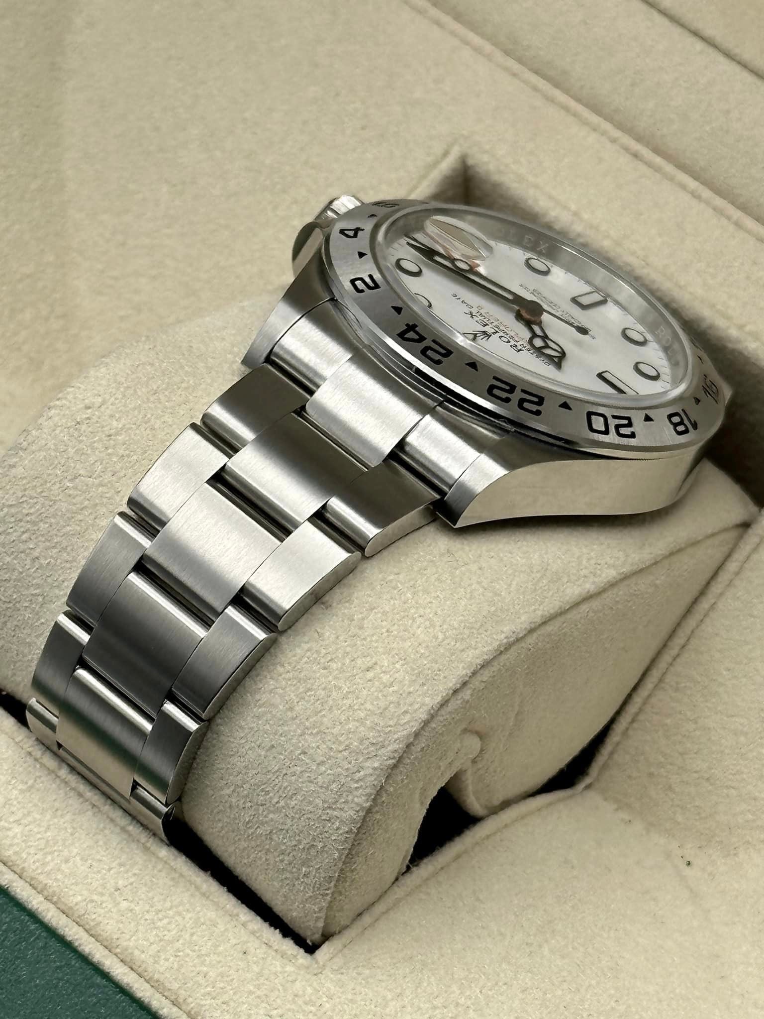 NEW 2025 Rolex Explorer II 42mm 226570 Polar White Dial - Image 7
