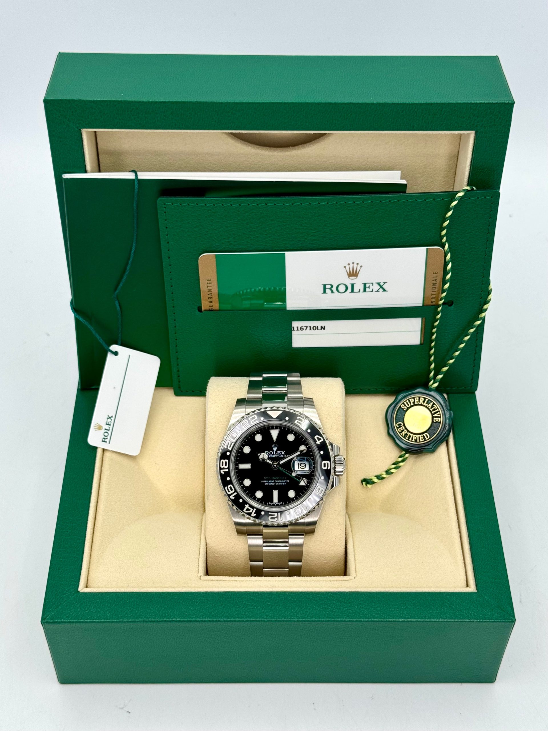 2018 Rolex GMT-Master II 40mm 116710LN Stainless Steel Black Dial - Image 11