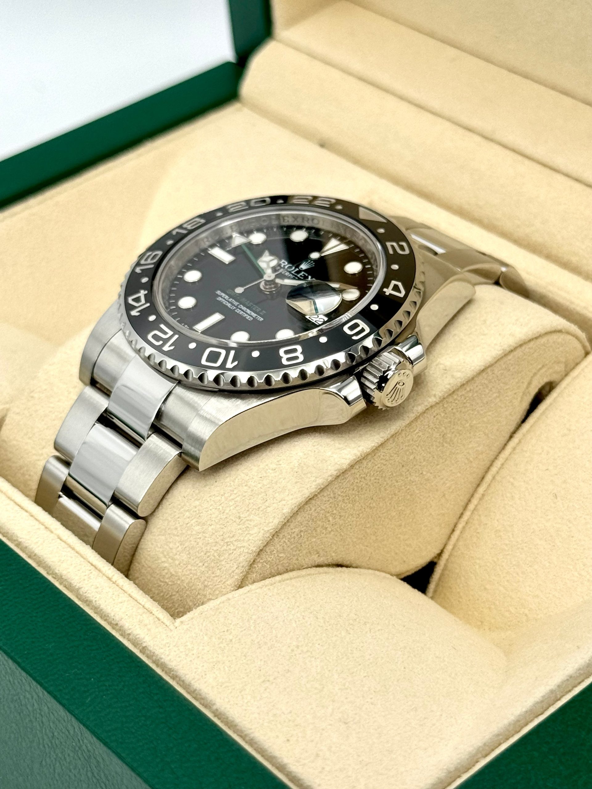 2015 Rolex GMT-Master II 40mm 116710LN Stainless Steel Black Dial - Image 5