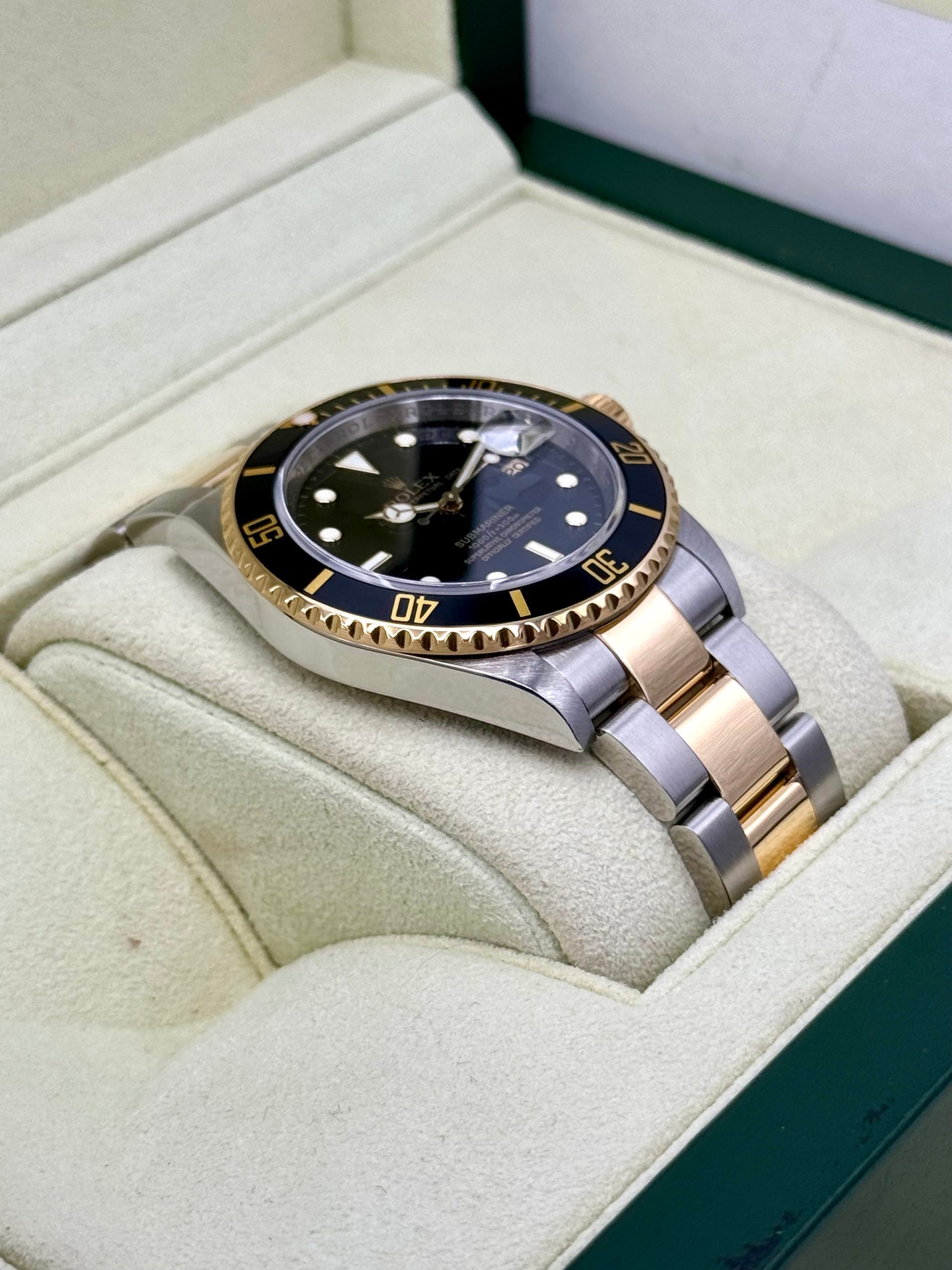 2008 Rolex Submariner 40mm 16613LN Two-Tone Black Dial - Image 5