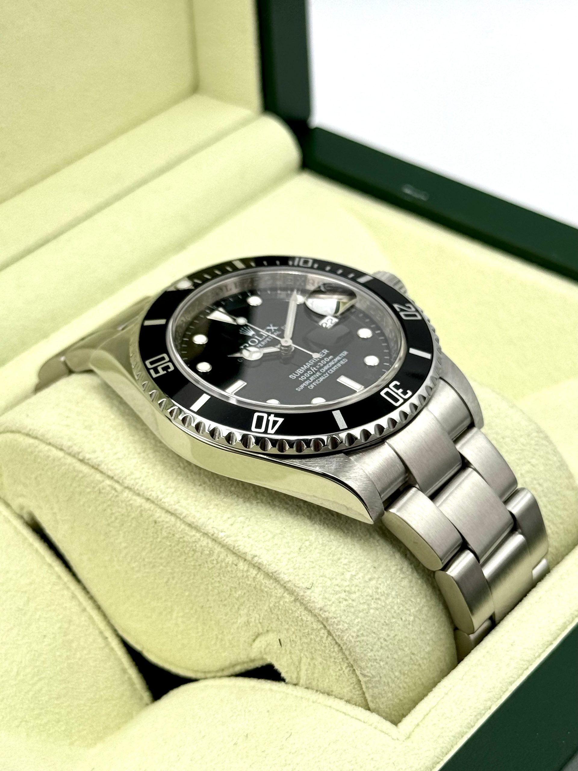 2010 Rolex Submariner Date 40mm 16610 Stainless Steel Black Dial - Image 6