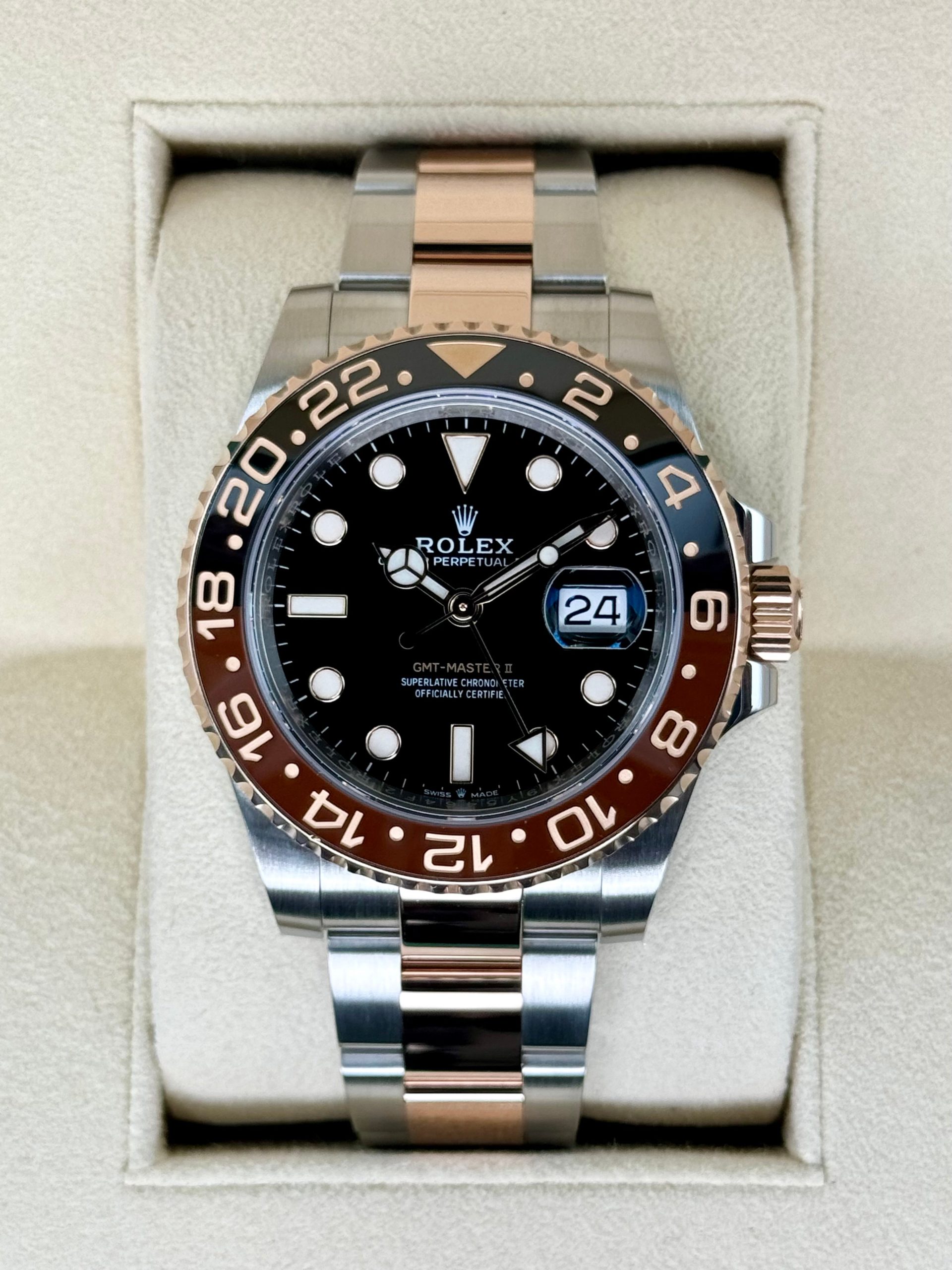 2021 Rolex GMT-Master II "Rootbeer" 40mm 126711CHNR Two-Tone
