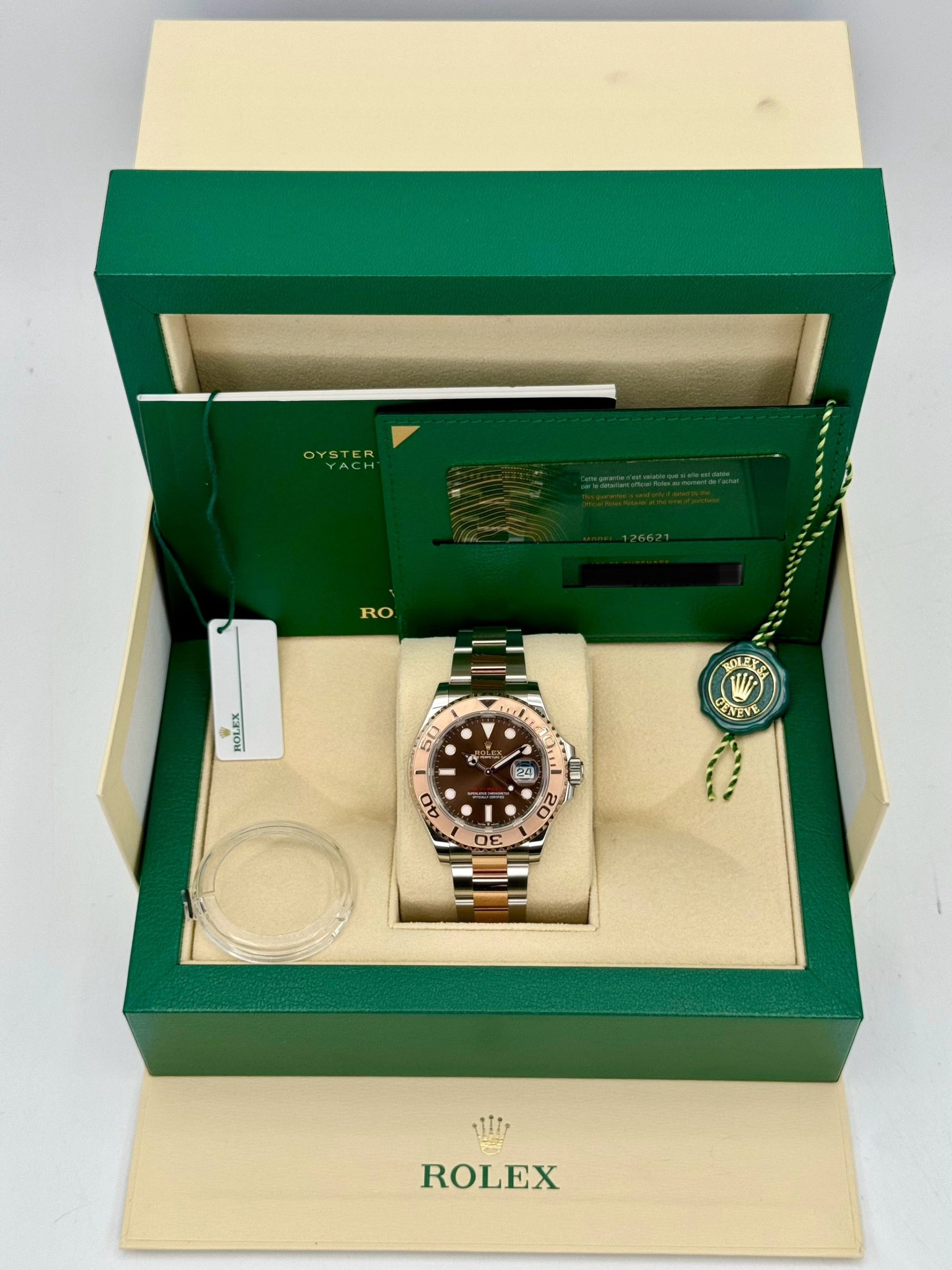 2024 Rolex Yacht-Master 40mm 126621 Two-Tone Chocolate Dial - Image 12