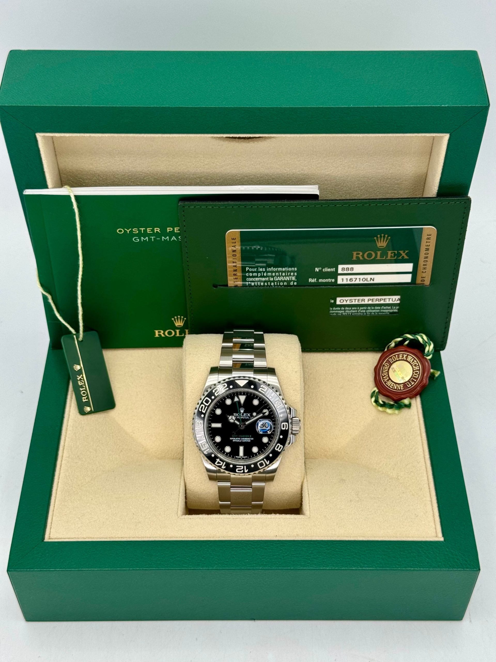2014 Rolex GMT-Master II 40mm 116710LN Stainless Steel Black Dial - Image 11