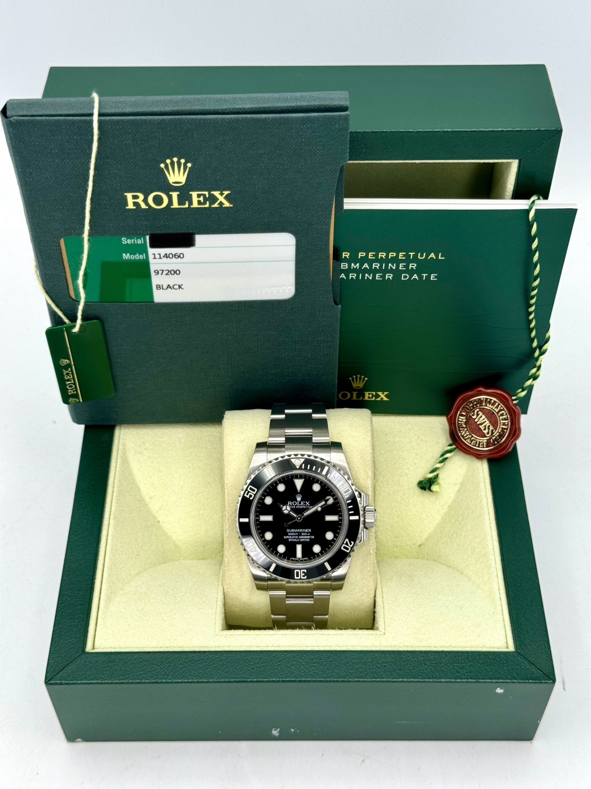 2014 Rolex Submariner 40mm 114060 Stainless Steel Black Dial - Image 11