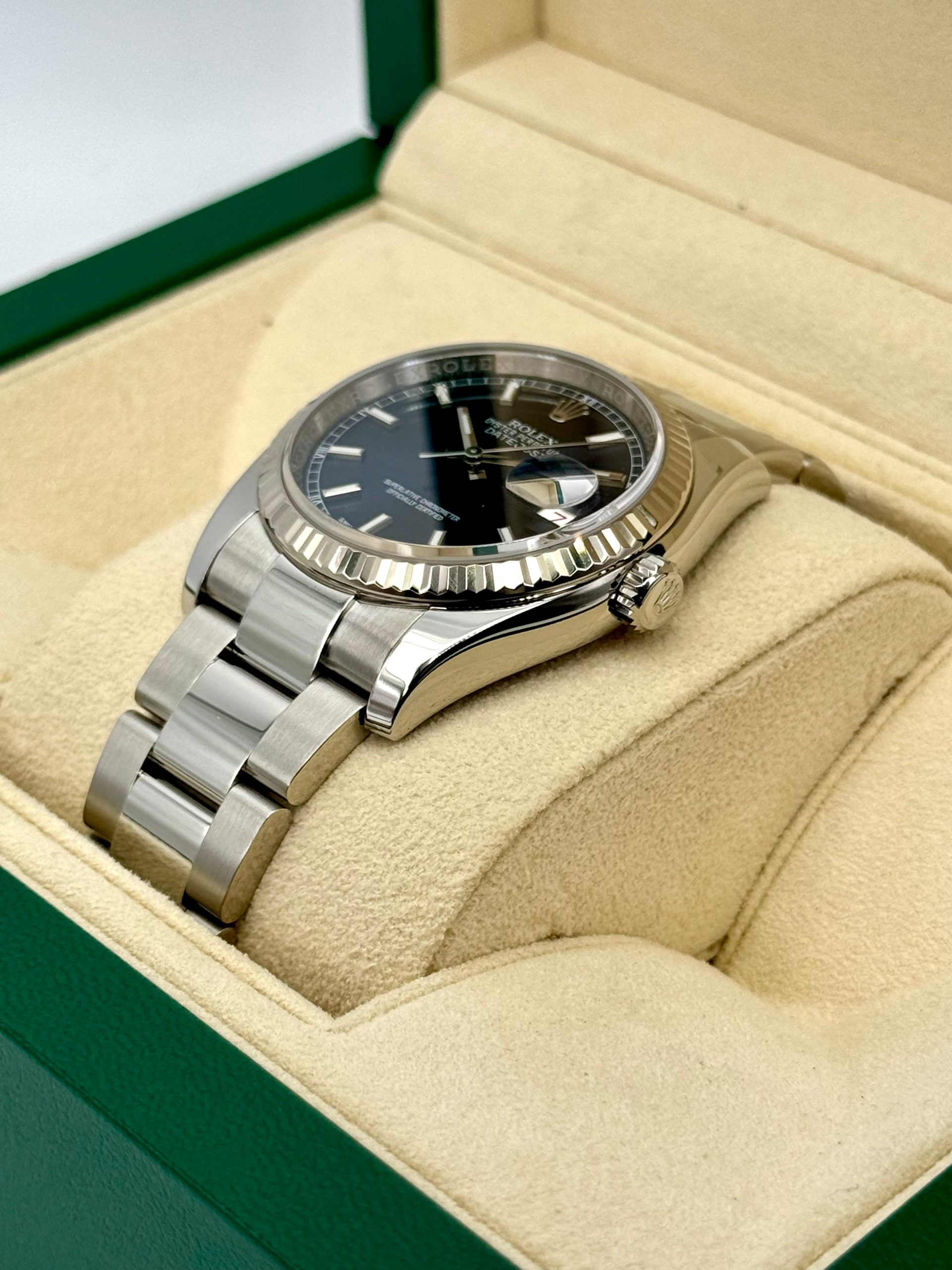 2018 Rolex Datejust 36mm 116234 Stainless Steel Oyster Blue Dial - Image 5