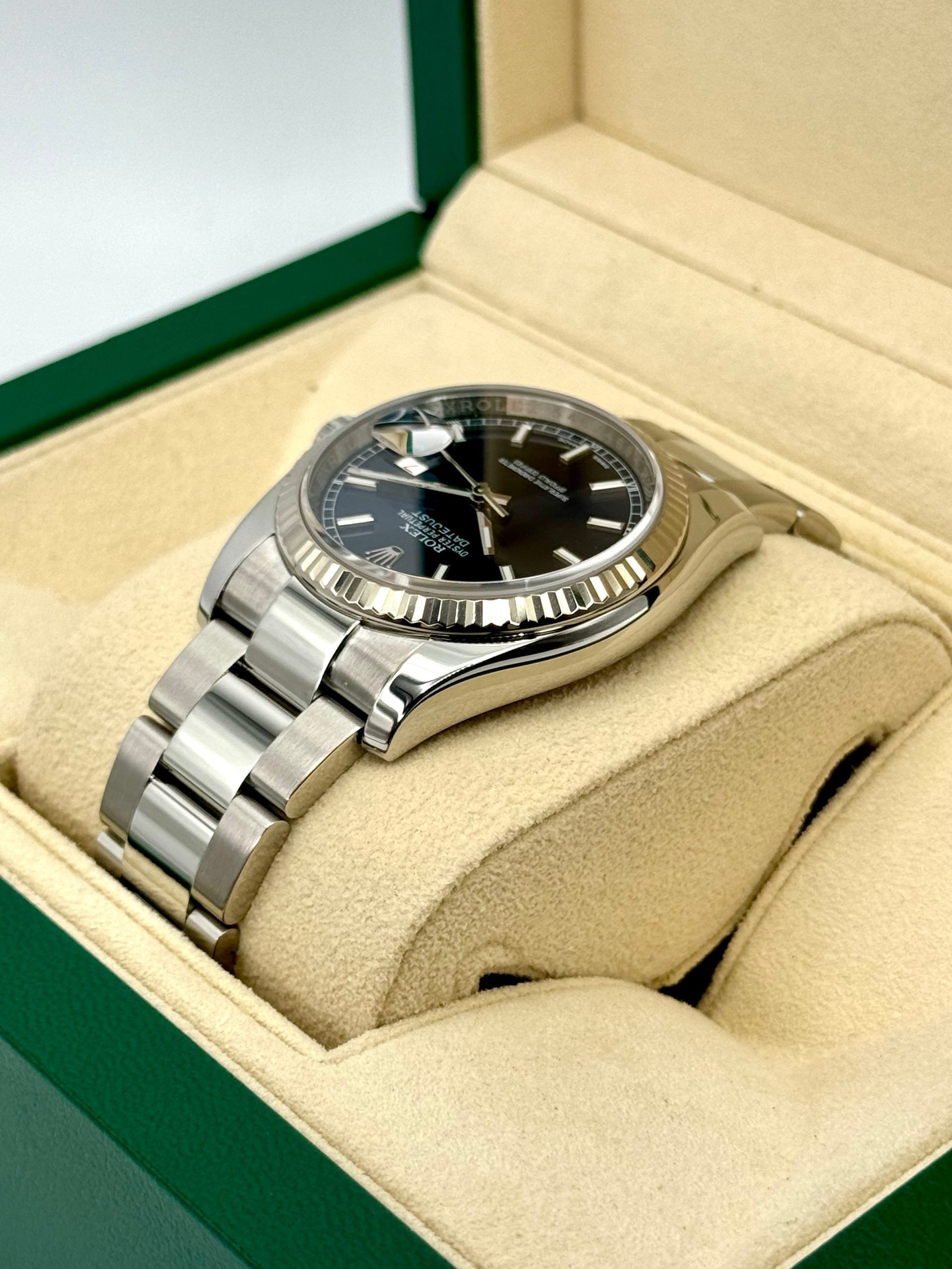 2018 Rolex Datejust 36mm 116234 Stainless Steel Oyster Blue Dial - Image 7