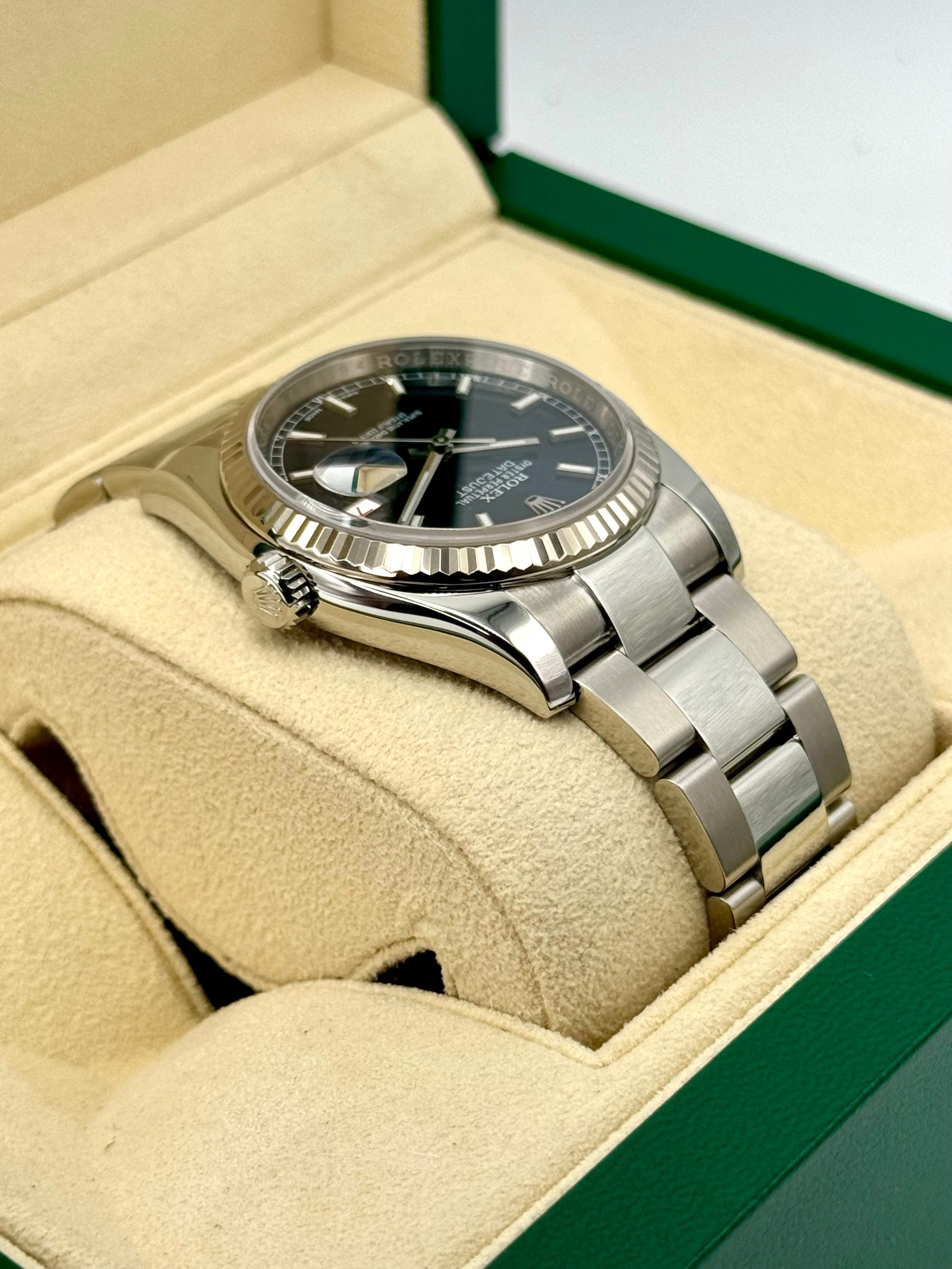 2018 Rolex Datejust 36mm 116234 Stainless Steel Oyster Blue Dial - Image 8