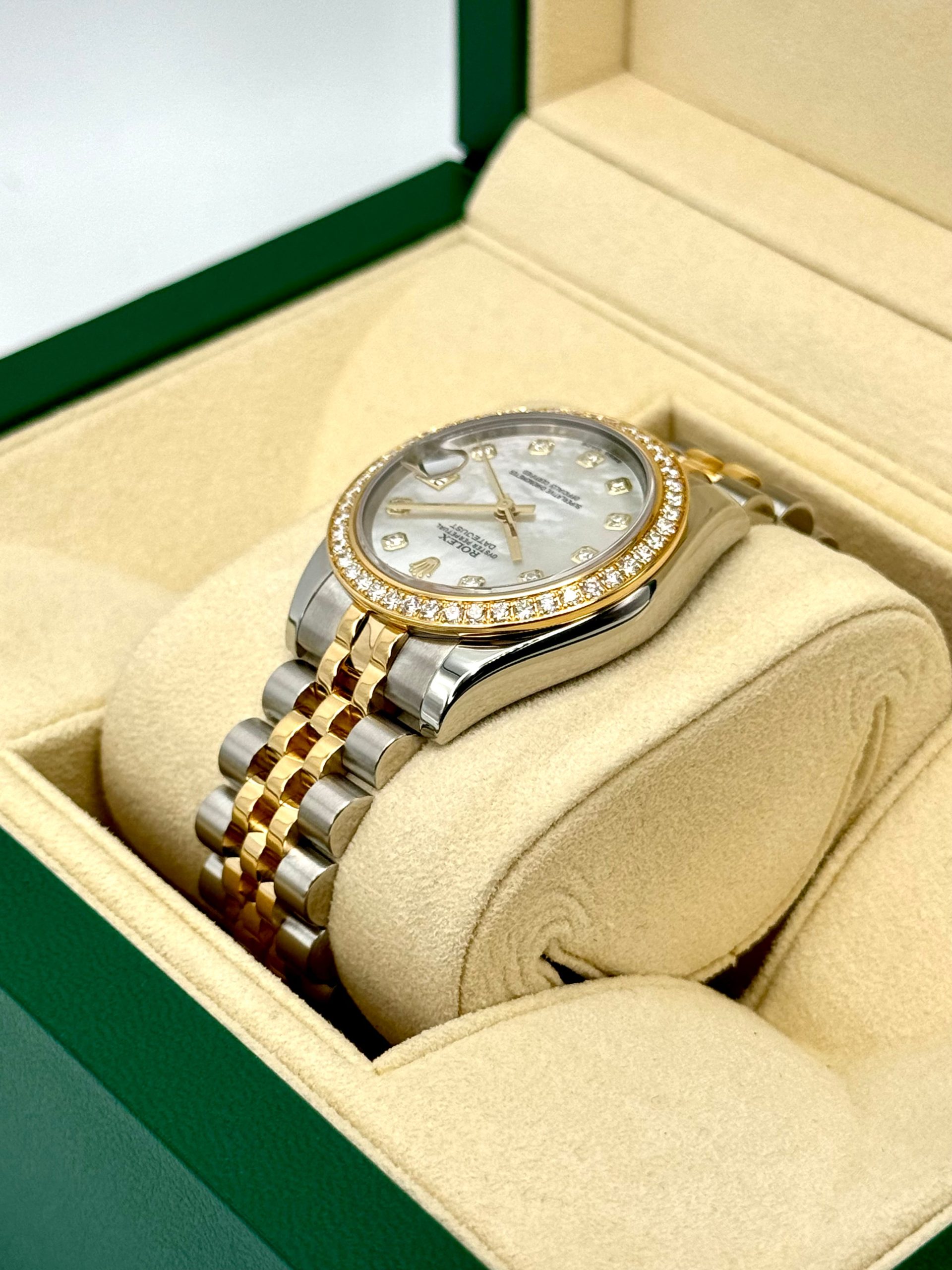 Rolex Lady Datejust 31mm 178383 Two-Tone Jubilee MOP Diamond Dial - Image 7