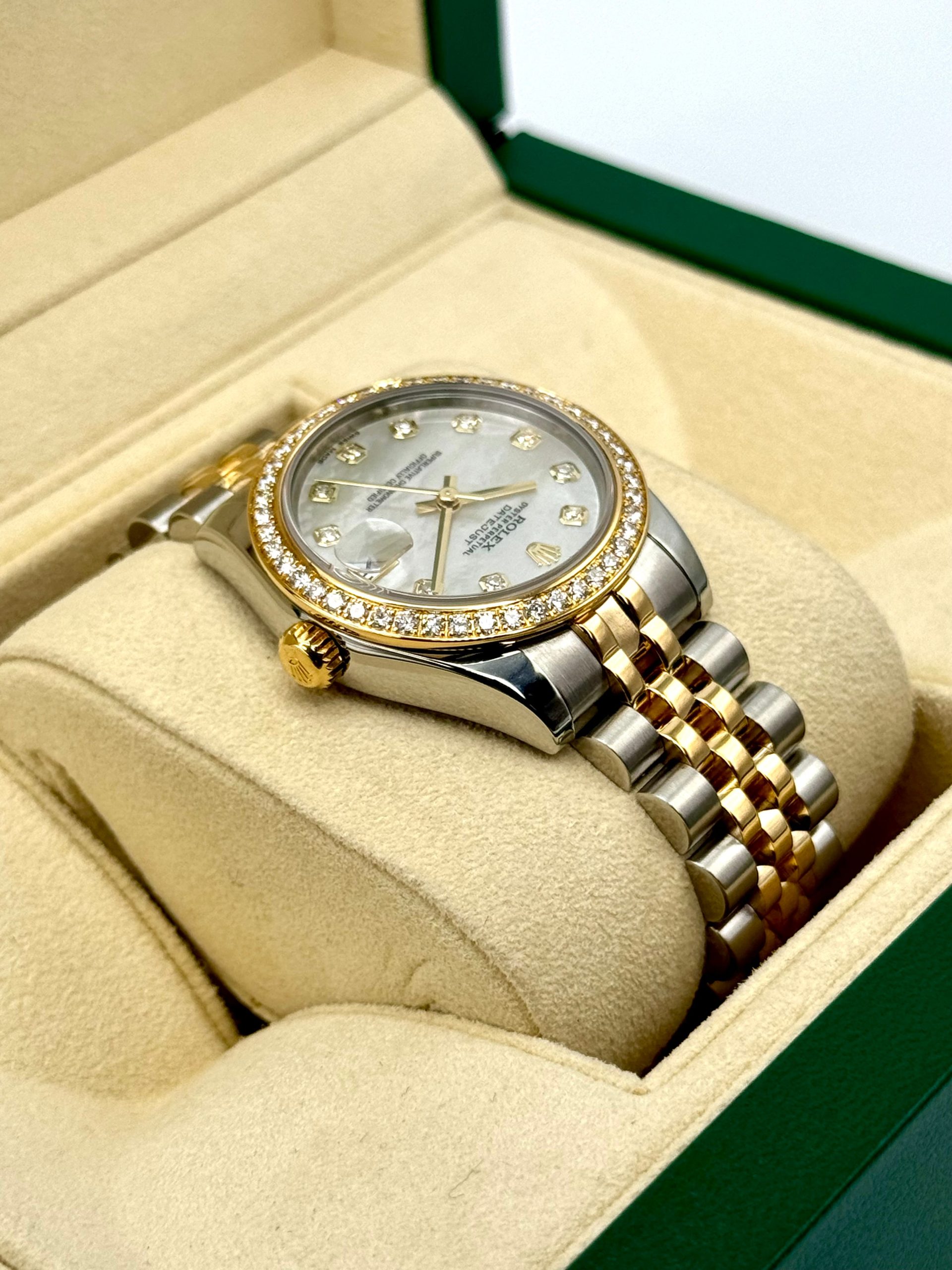 Rolex Lady Datejust 31mm 178383 Two-Tone Jubilee MOP Diamond Dial - Image 8