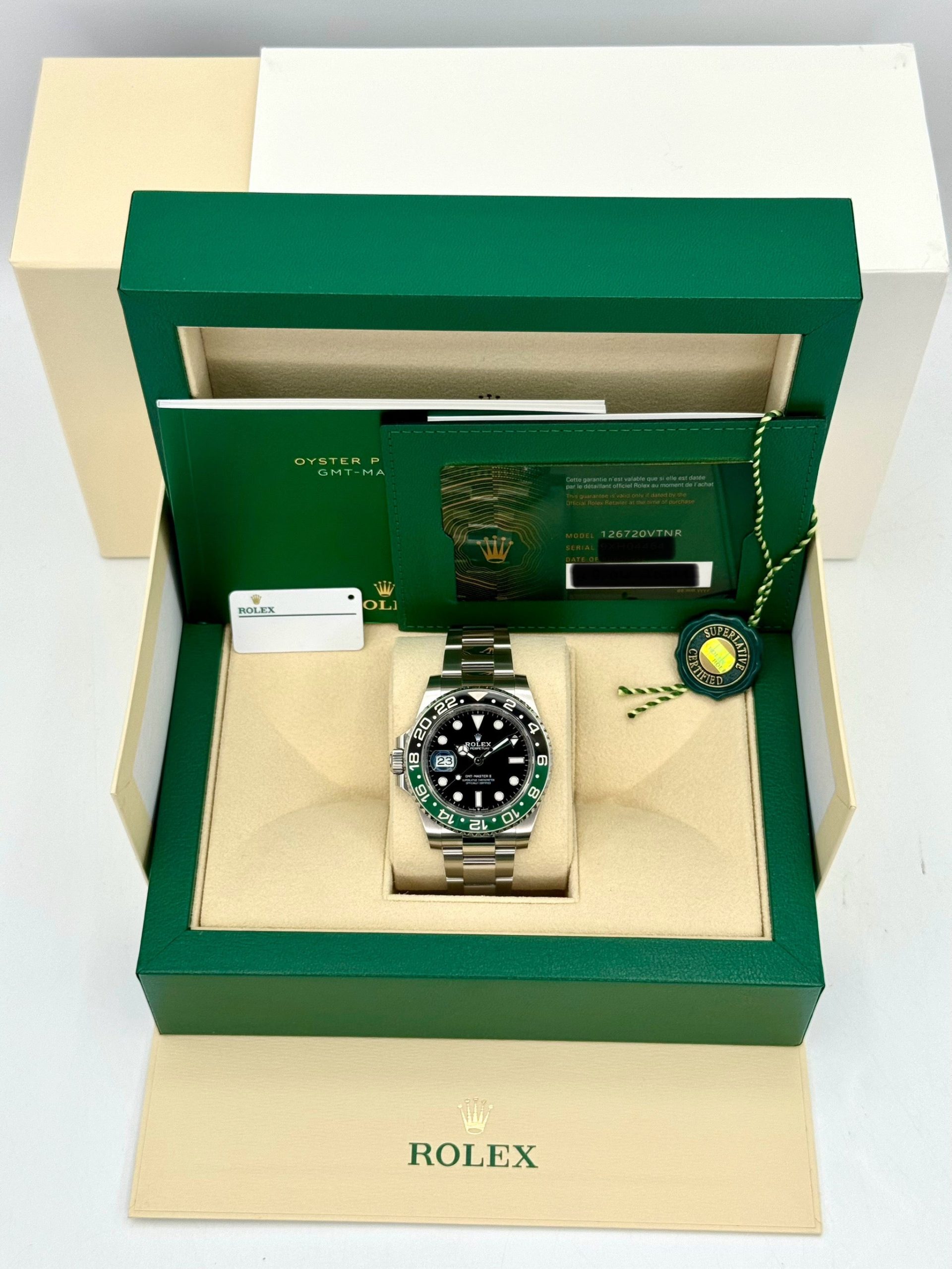 NEW 2024 Rolex GMT-Master II "Sprite" 40mm 126720VTNR Oyster - Image 12