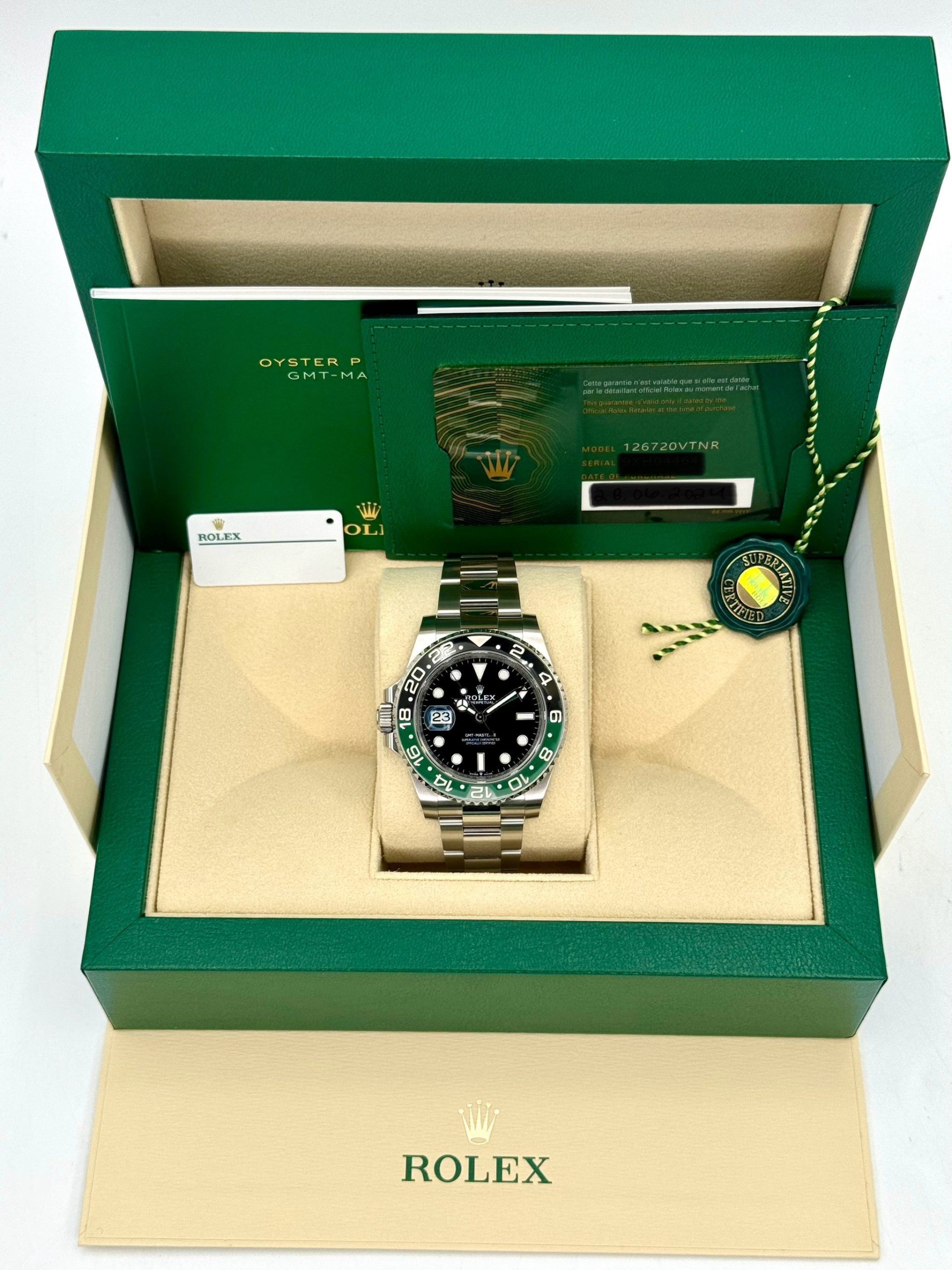 NEW 2024 Rolex GMT-Master II "Sprite" 40mm 126720VTNR Oyster - Image 11