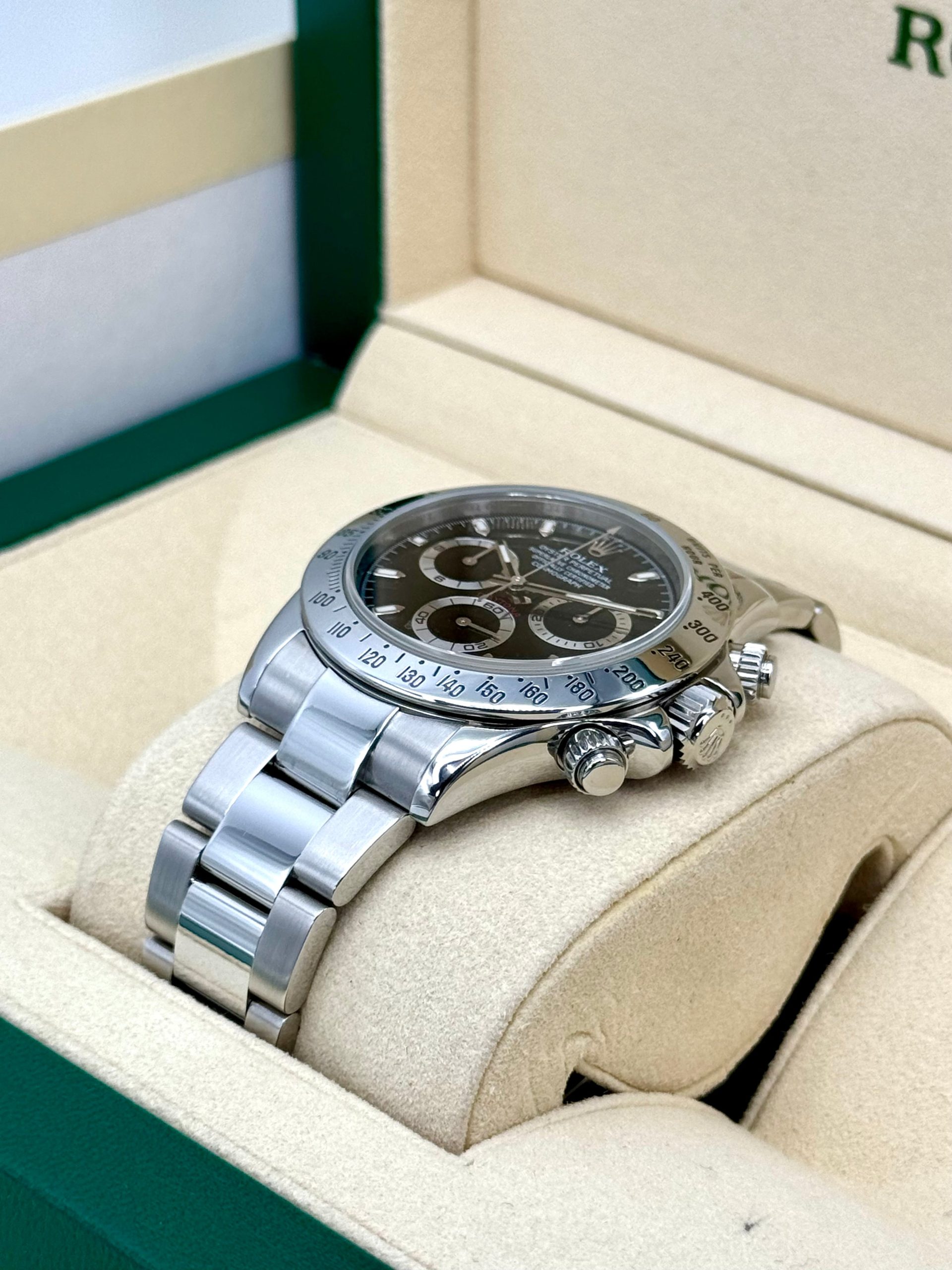 2015 Rolex Daytona 40mm 116520 Stainless Steel Black Dial - Image 5