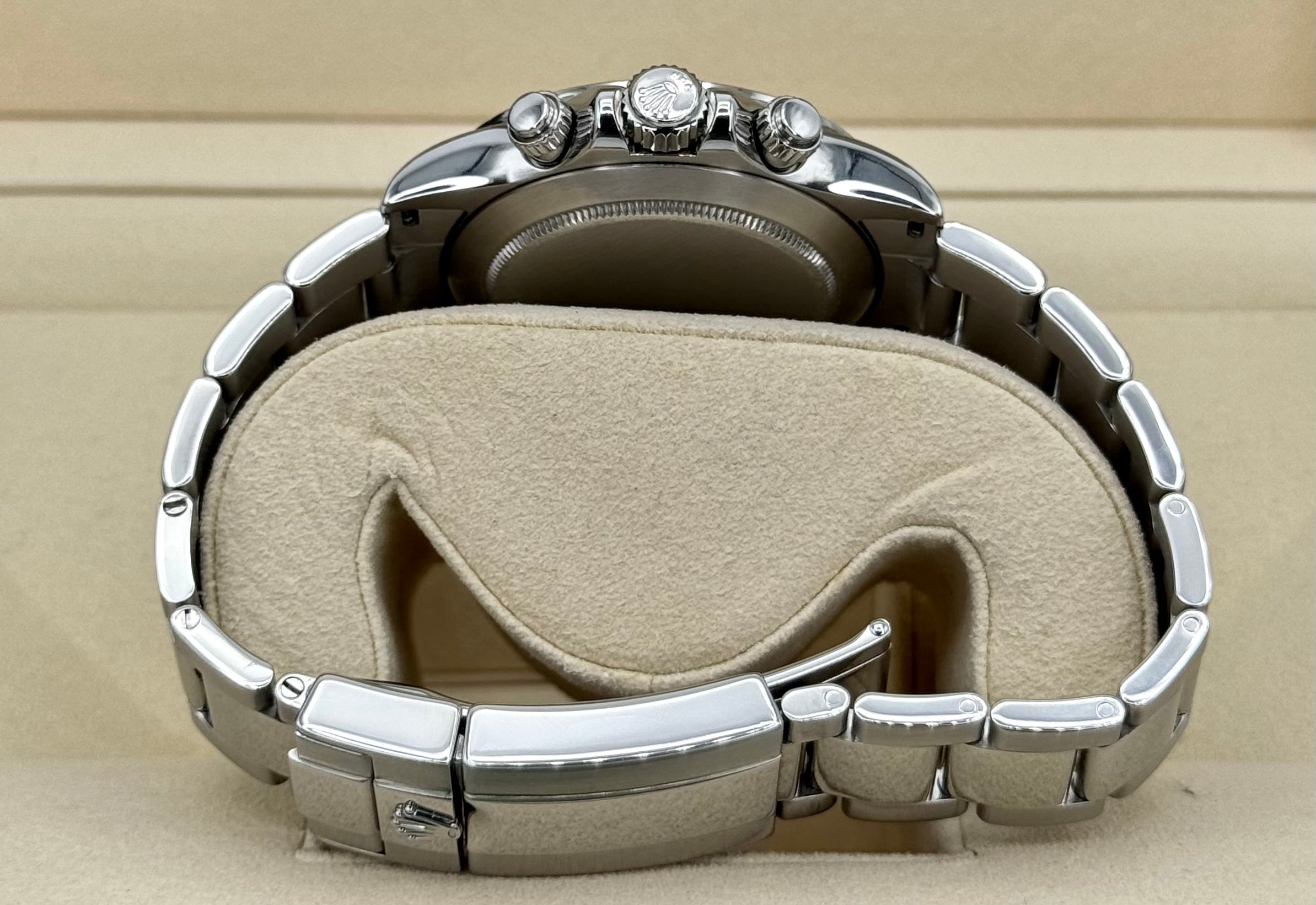 2015 Rolex Daytona 40mm 116520 Stainless Steel Black Dial - Image 9