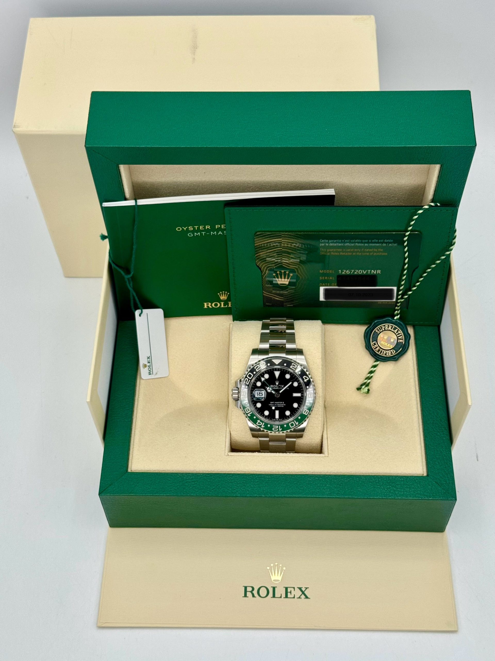 2023 Rolex GMT-Master II “Sprite” 40mm 126720VTNR Oyster - Image 12