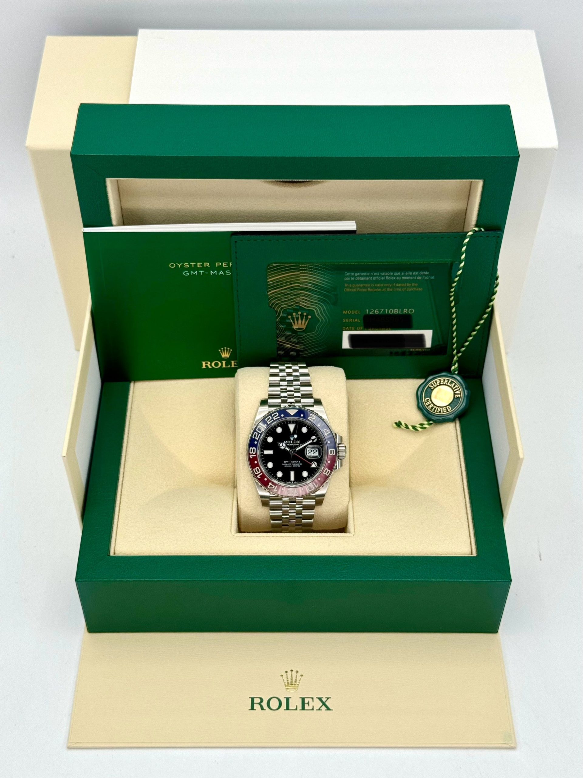 NEW 2024 Rolex GMT-Master II "Pepsi" 40mm 126710BLRO Jubilee - Image 12