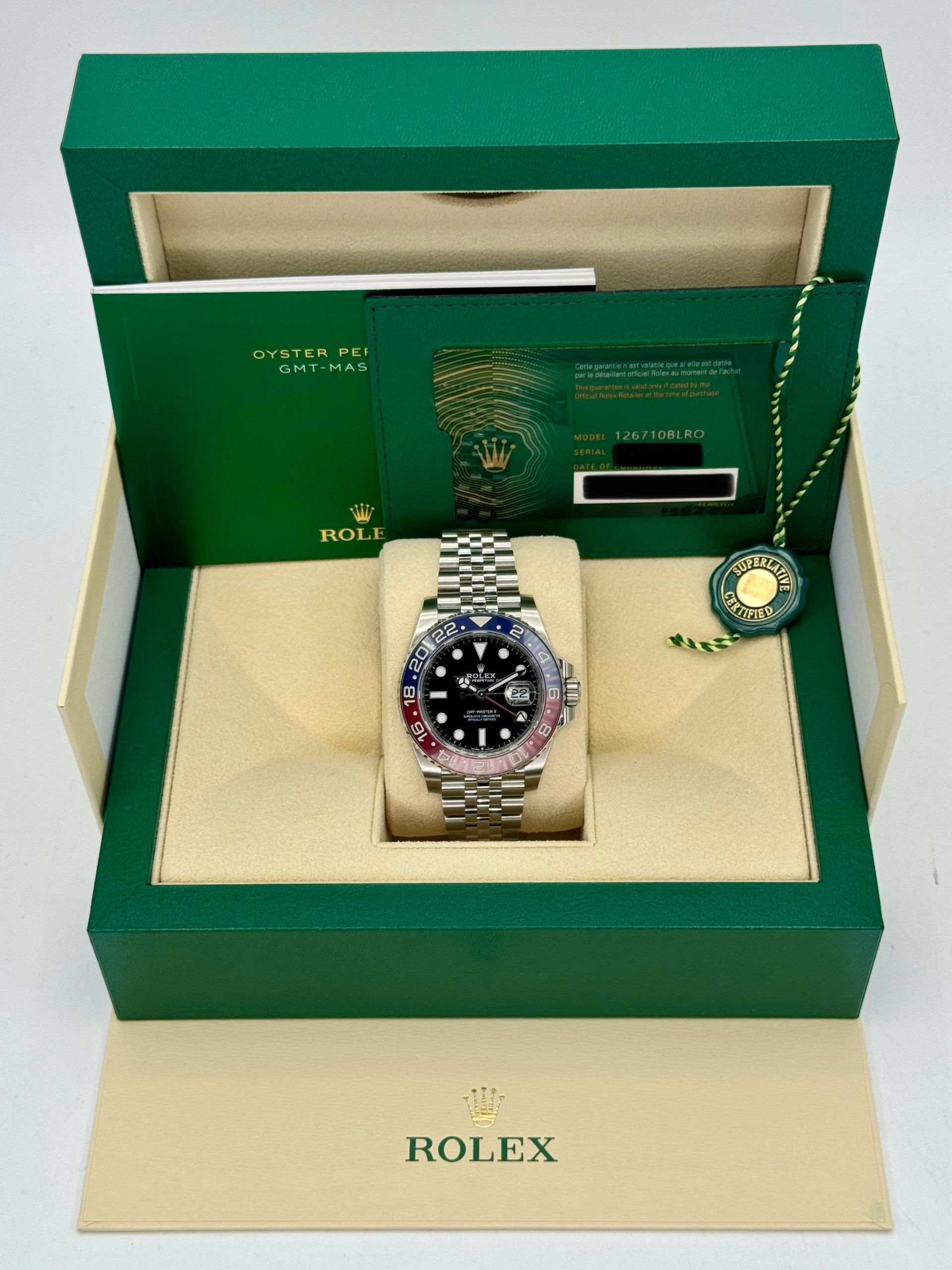 NEW 2024 Rolex GMT-Master II "Pepsi" 40mm 126710BLRO Jubilee - Image 11