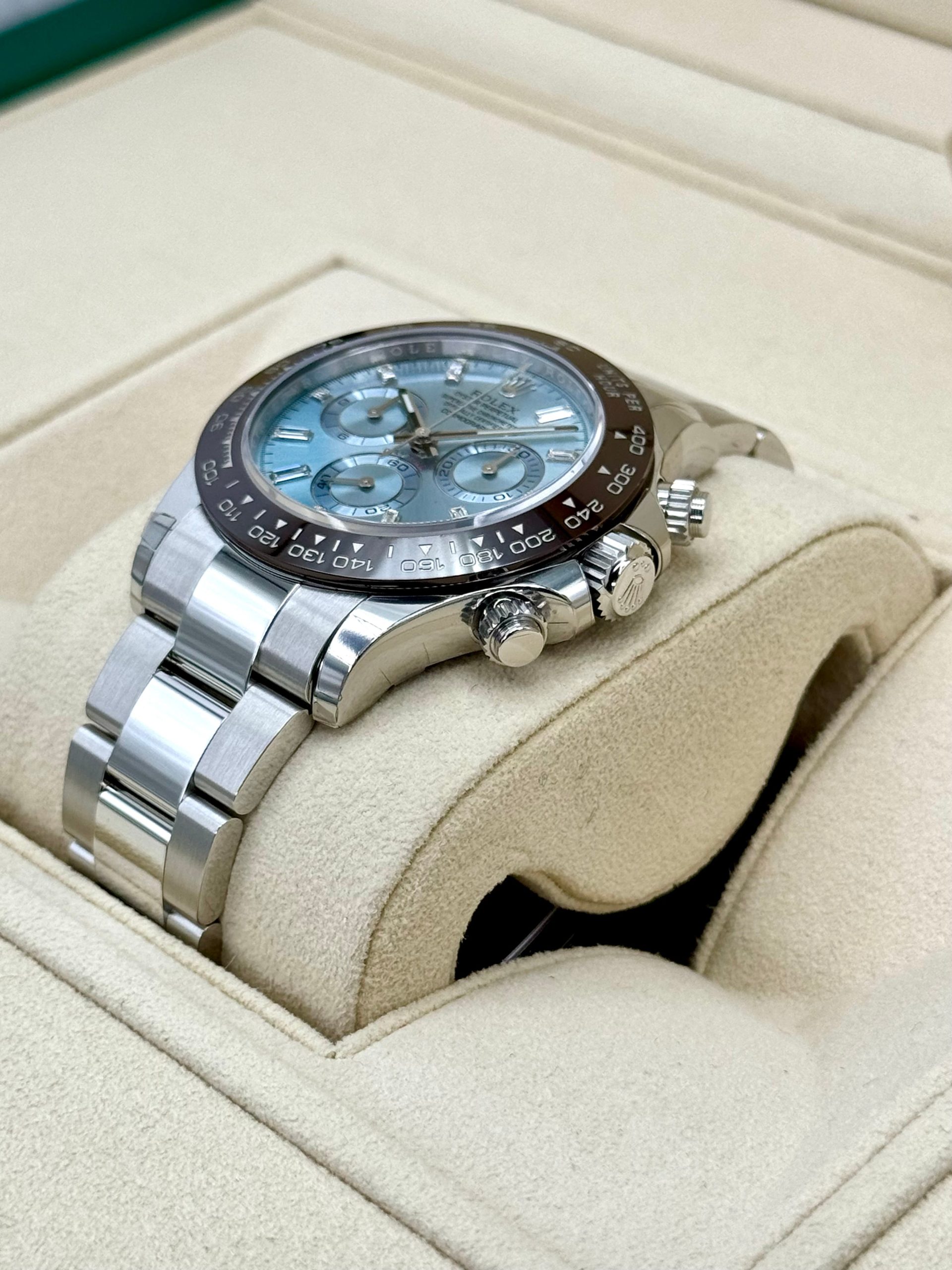 NEW Rolex Daytona 40mm 116506 Platinum Ice Blue Diamond Baguette Dial - Image 5