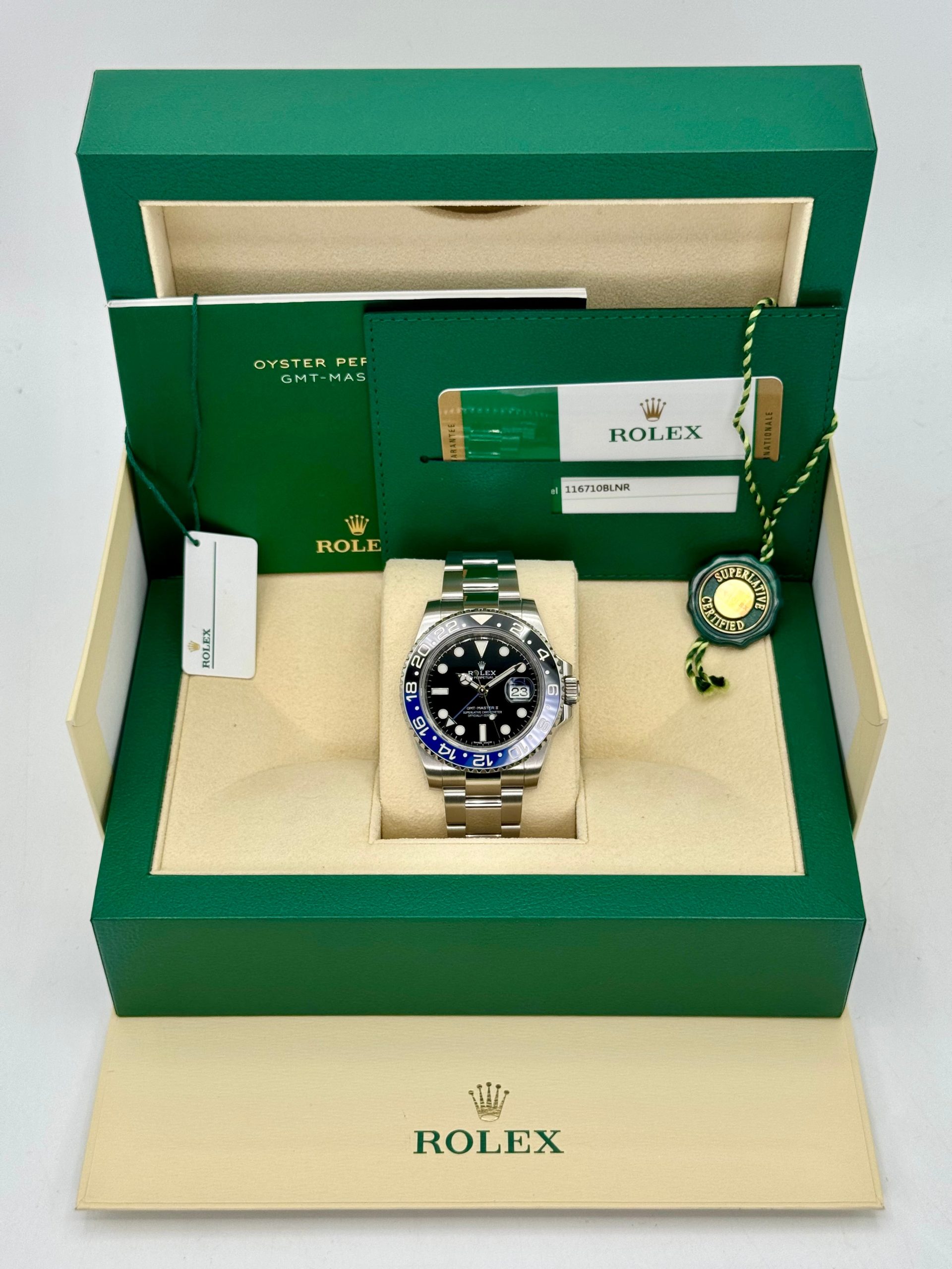 2016 Rolex GMT-Master II "Batman" 40mm 116710BLNR Oyster - Image 11