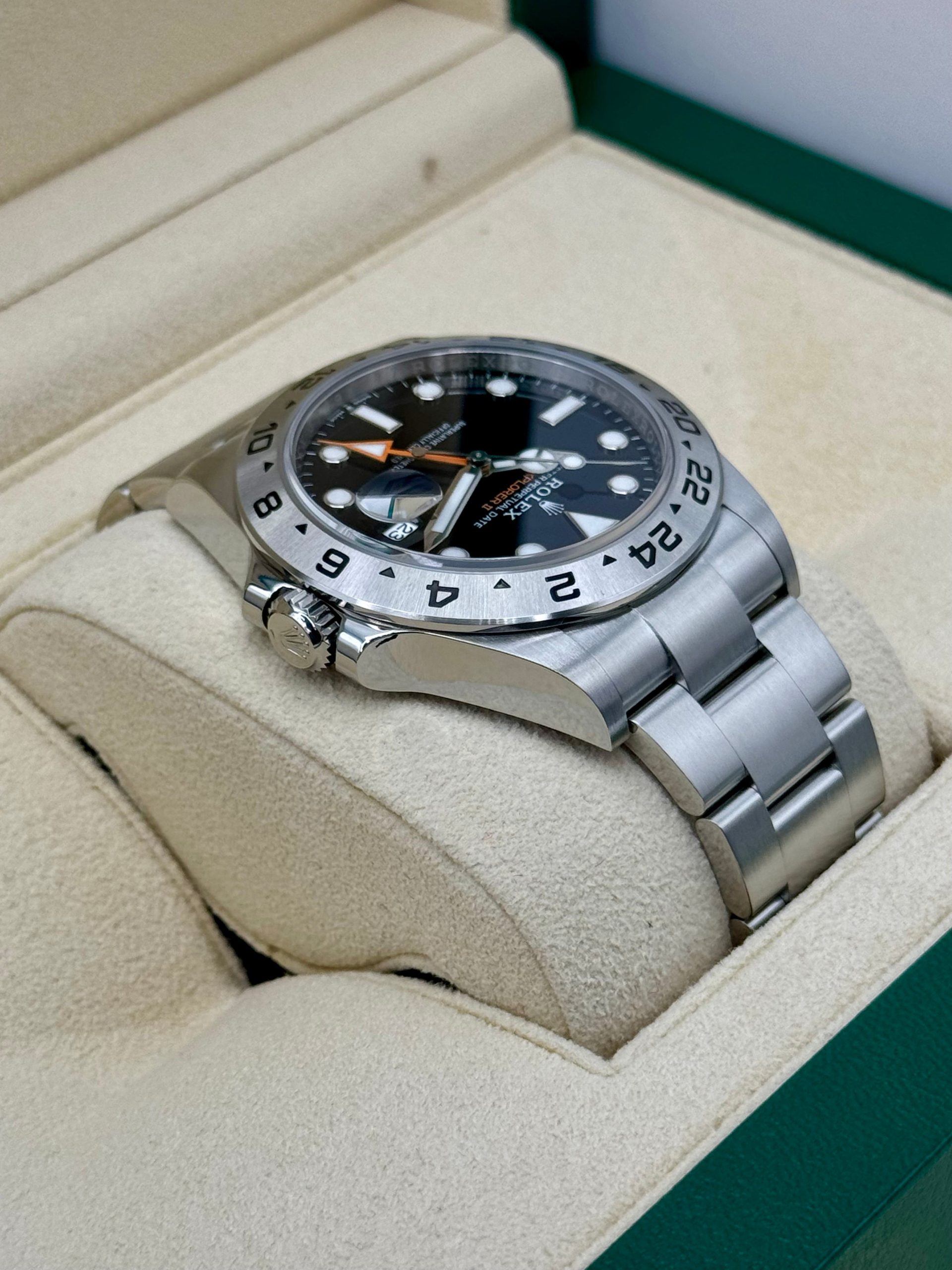 2024 Rolex Explorer II 42mm 226570 Black Dial - Image 8