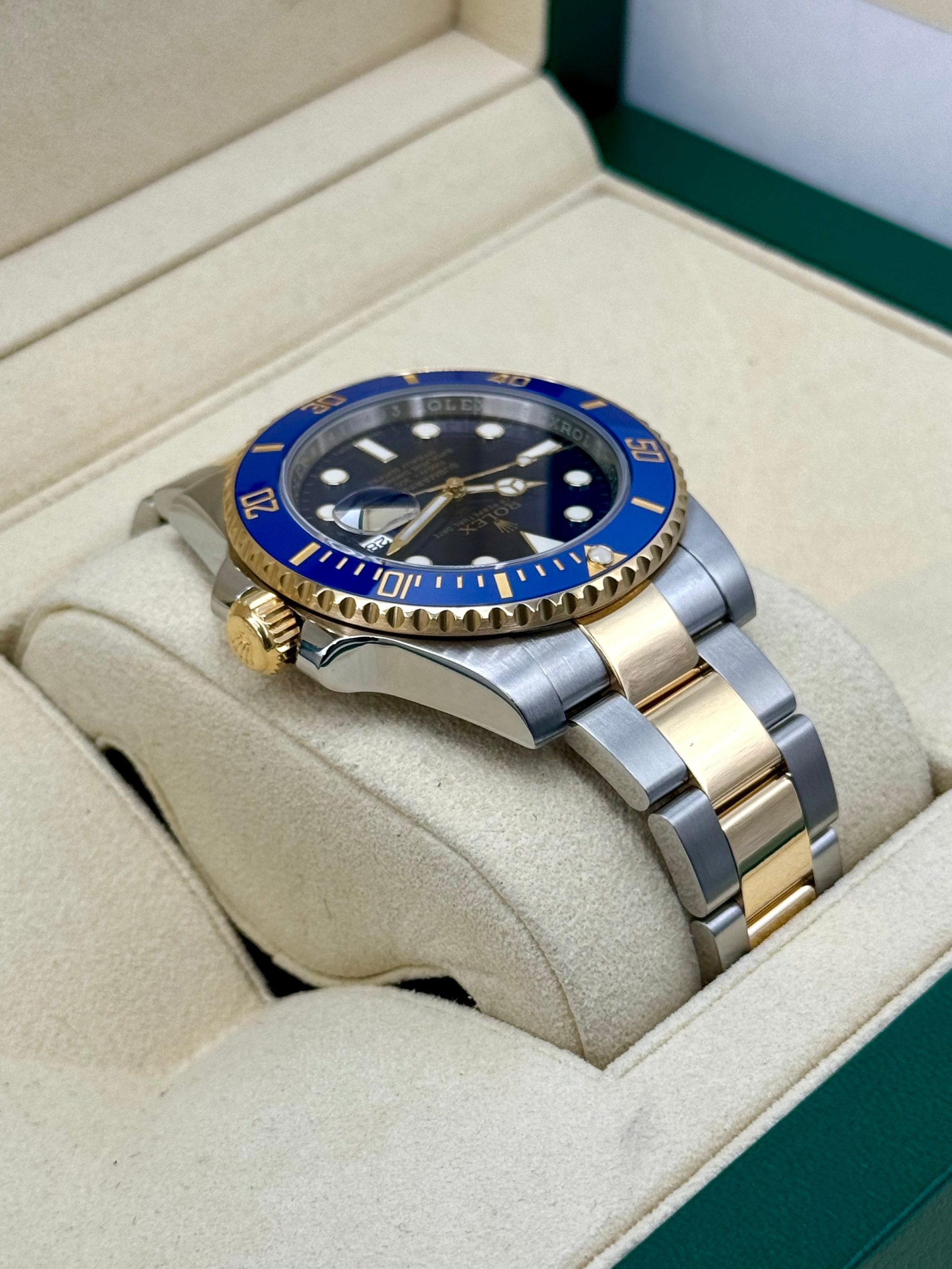 2016 Rolex Submariner "Bluesy" 40mm 116613LB Two-Tone Blue Dial - Image 8