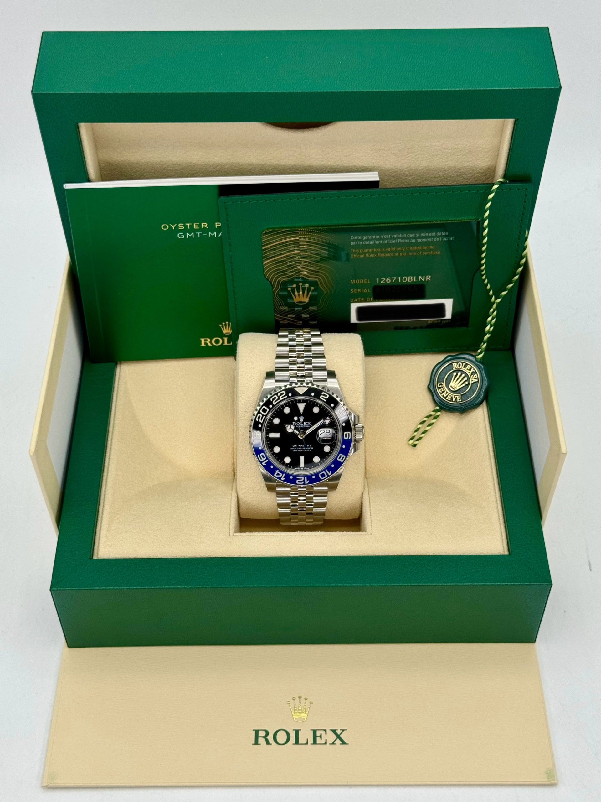 2023 Rolex GMT-Master II "Batgirl" 40mm 126710BLNR Jubilee Black Dial - Image 11