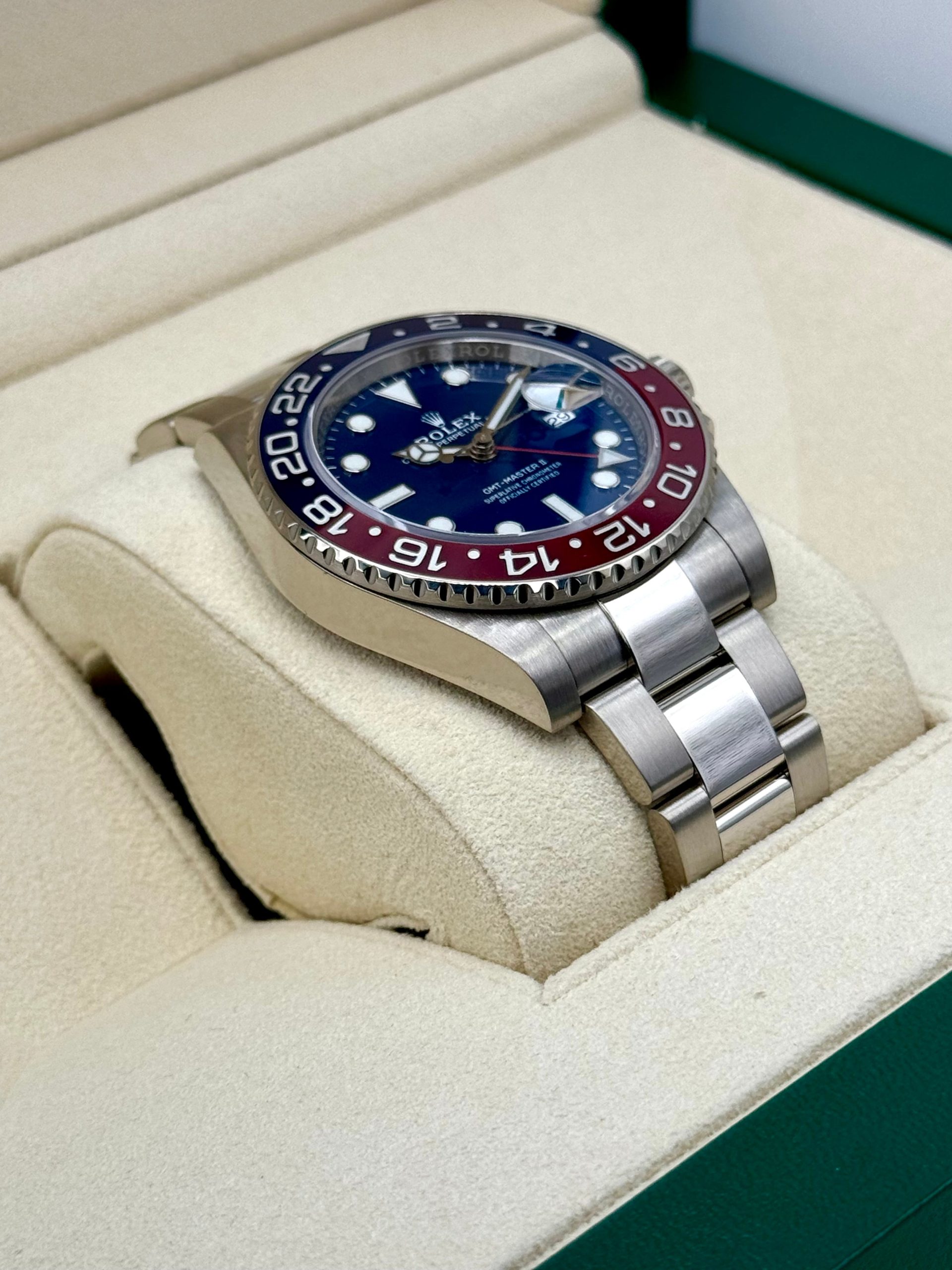 2022 Rolex GMT-Master II "Pepsi" 40mm 126719BLRO White Gold Oyster - Image 6