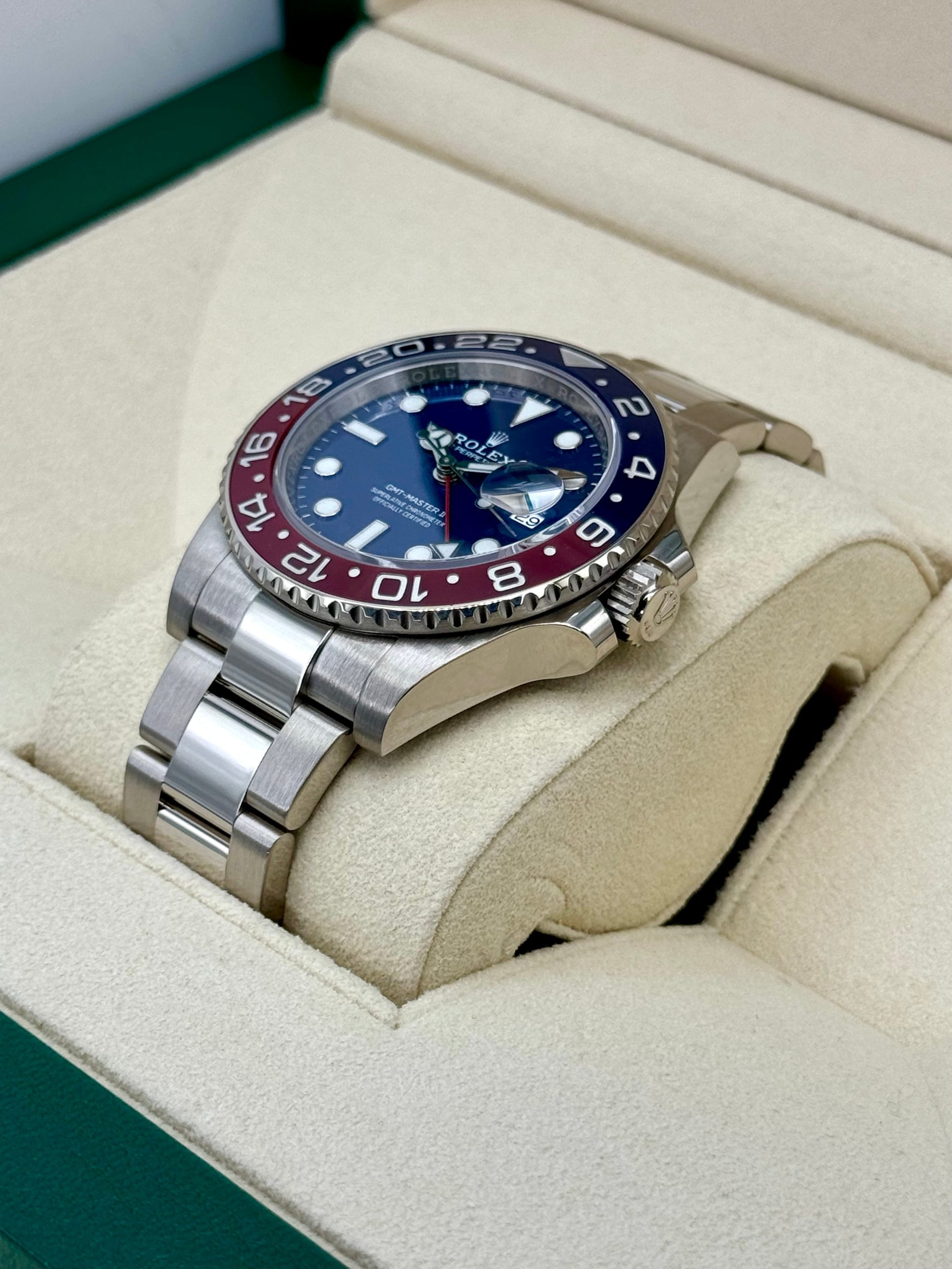 2022 Rolex GMT-Master II "Pepsi" 40mm 126719BLRO White Gold Oyster - Image 5
