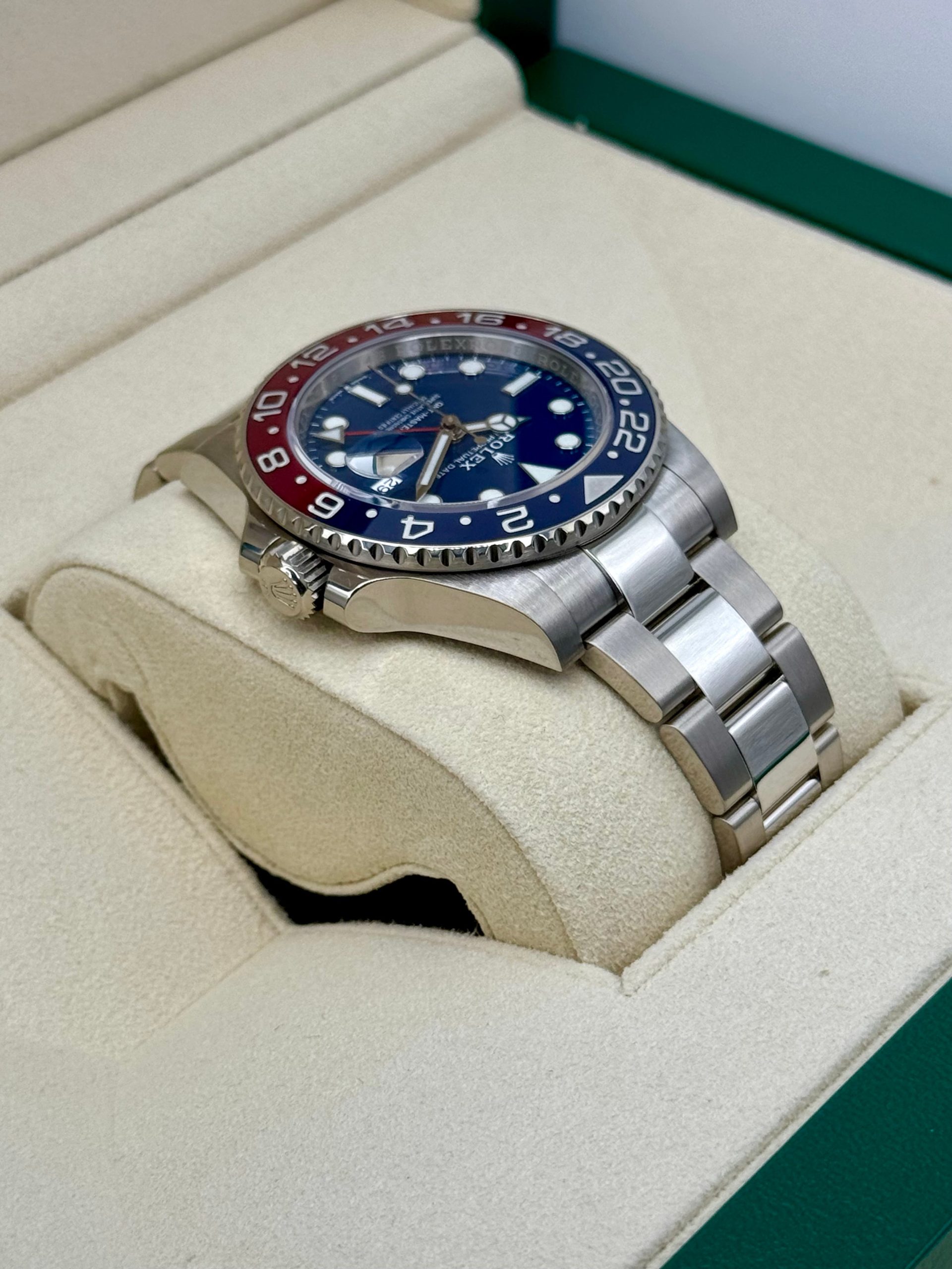 2022 Rolex GMT-Master II "Pepsi" 40mm 126719BLRO White Gold Oyster - Image 8