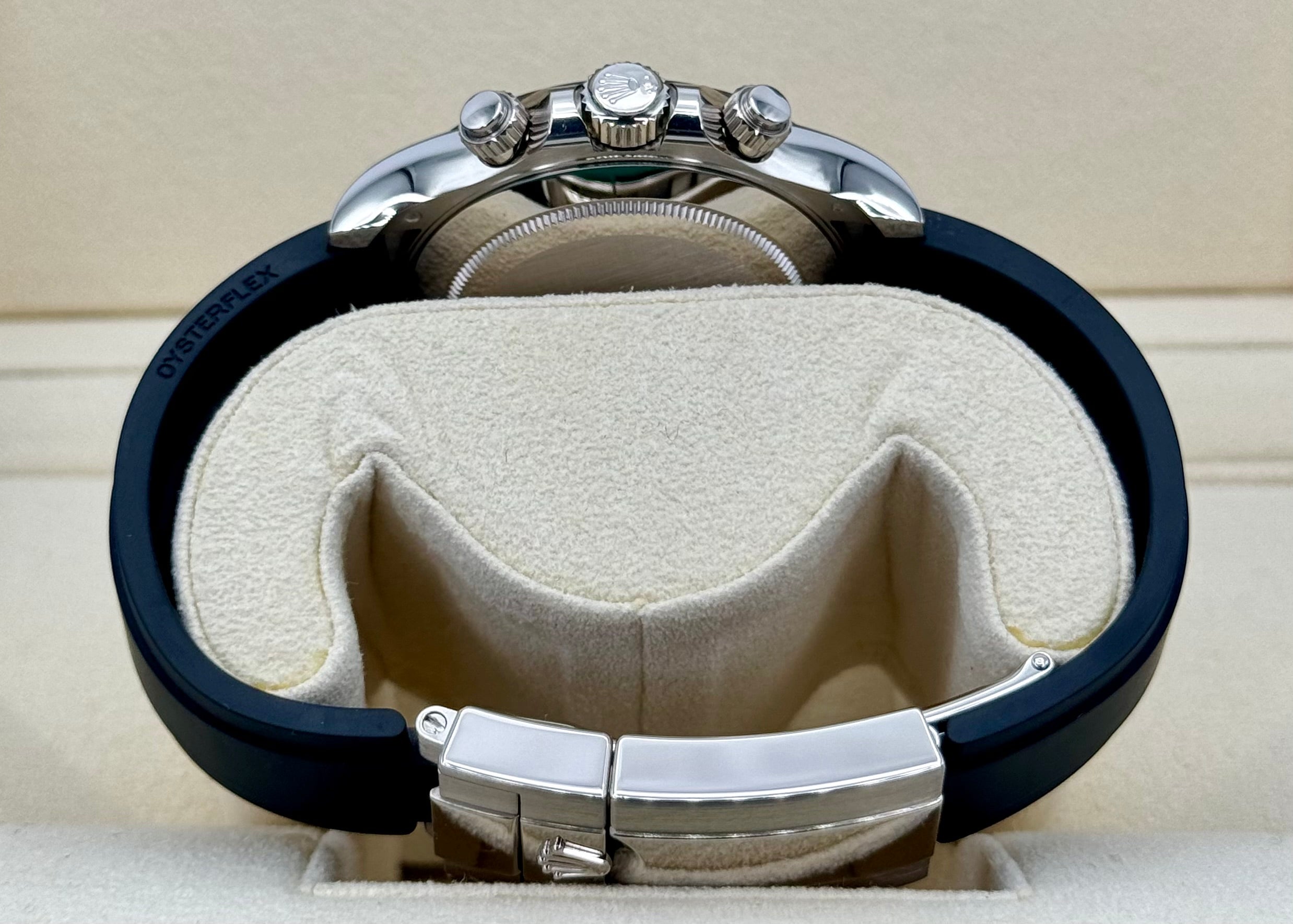 2022 Rolex Daytona 40mm 116519LN White Gold Silver Ghost Dial - Image 9